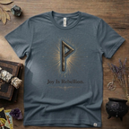 Wunjo Rune "Joy is Rebellion" T-Shirt