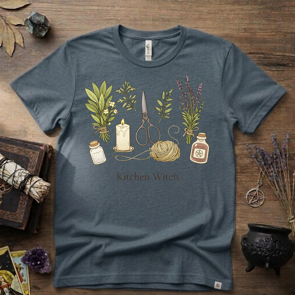 Kitchen Witch T-Shirt — Witchy Kitchen Spell Tee