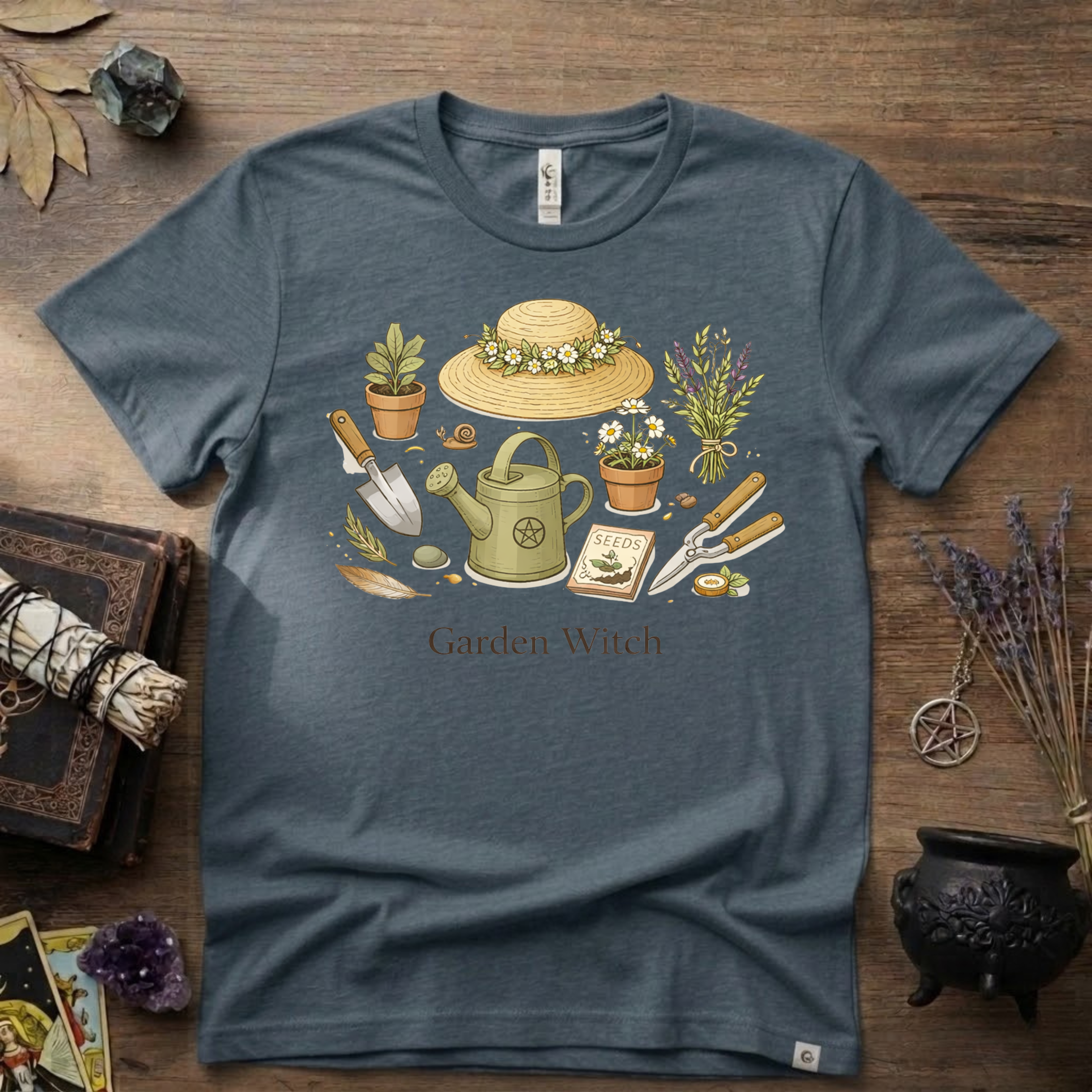 Garden Witch T-Shirt — Witchy Plant Magic Tee