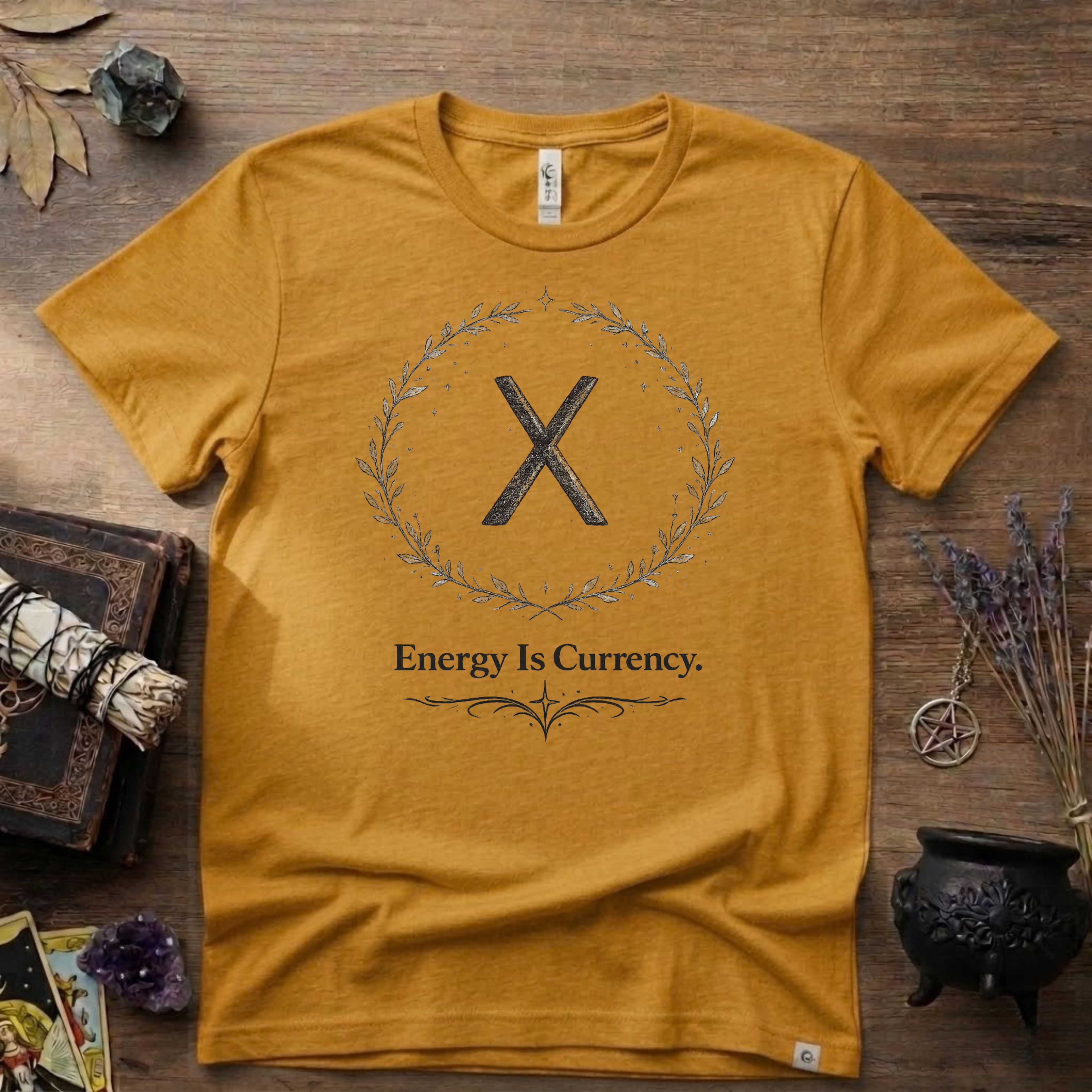 Energy Is Currency Gebo Rune T-Shirt