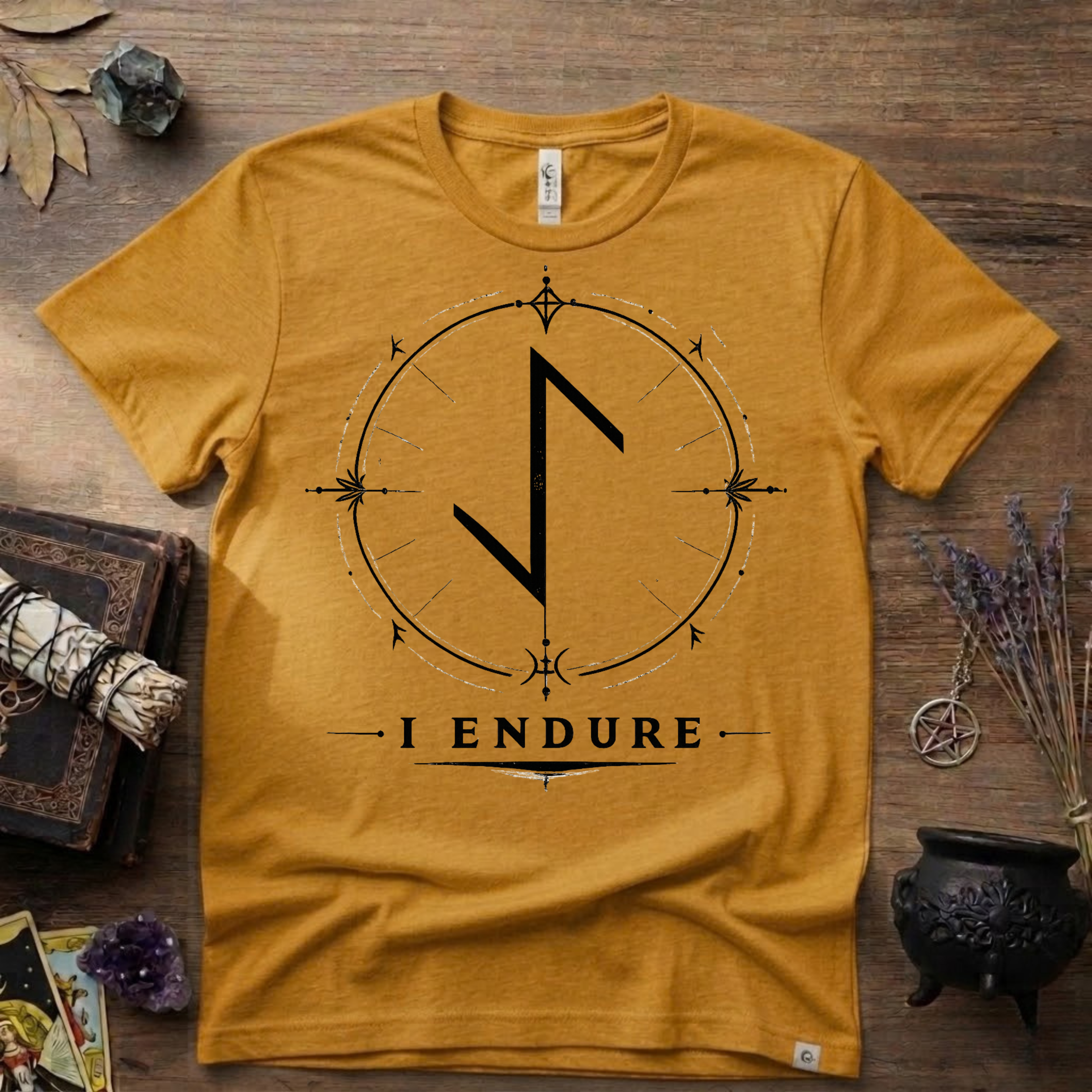 Eihwaz Rune 'I Endure' T-Shirt