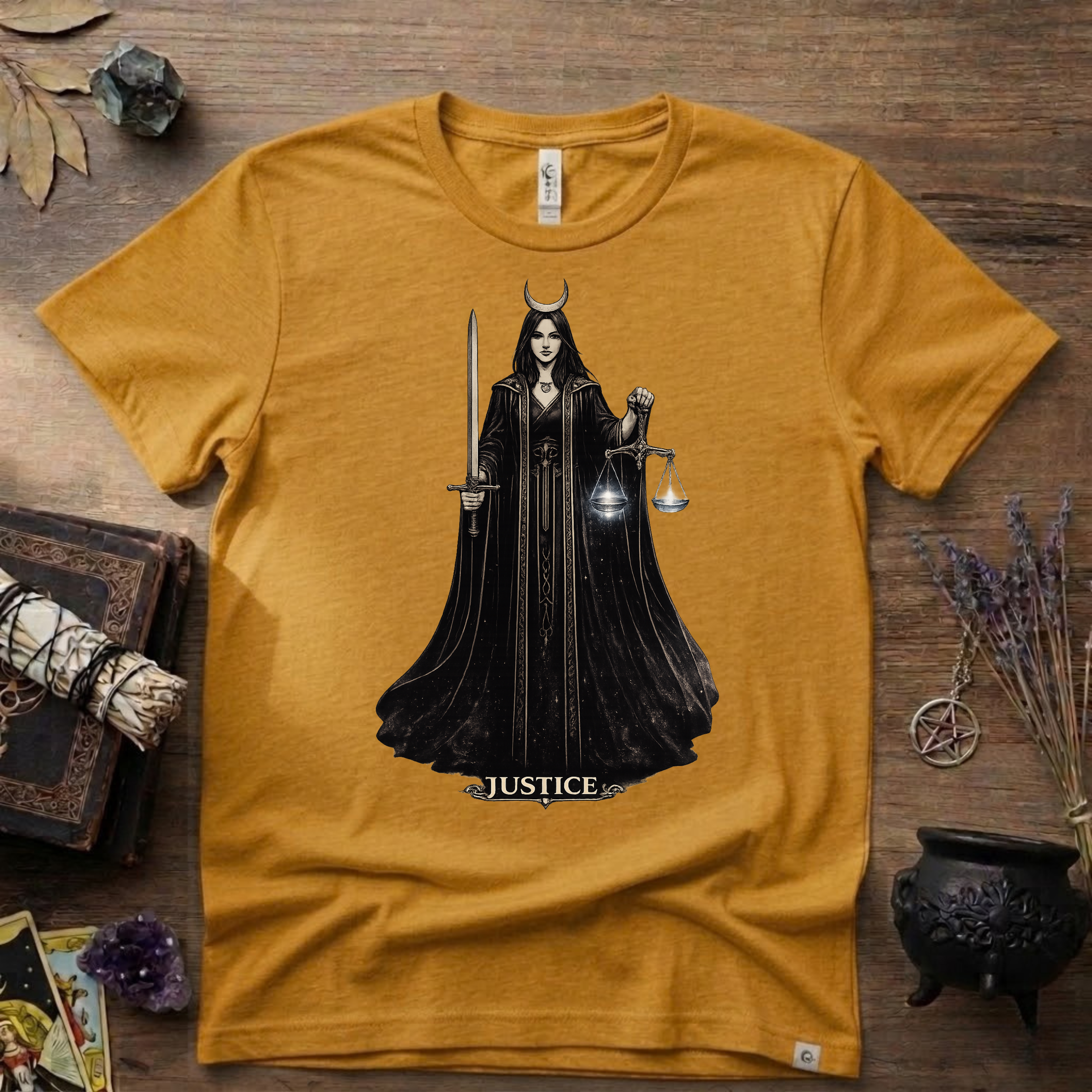 Tarot T-Shirt — Justice