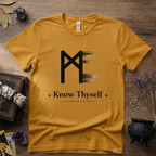 Mannaz Rune "Know Thyself" T-Shirt