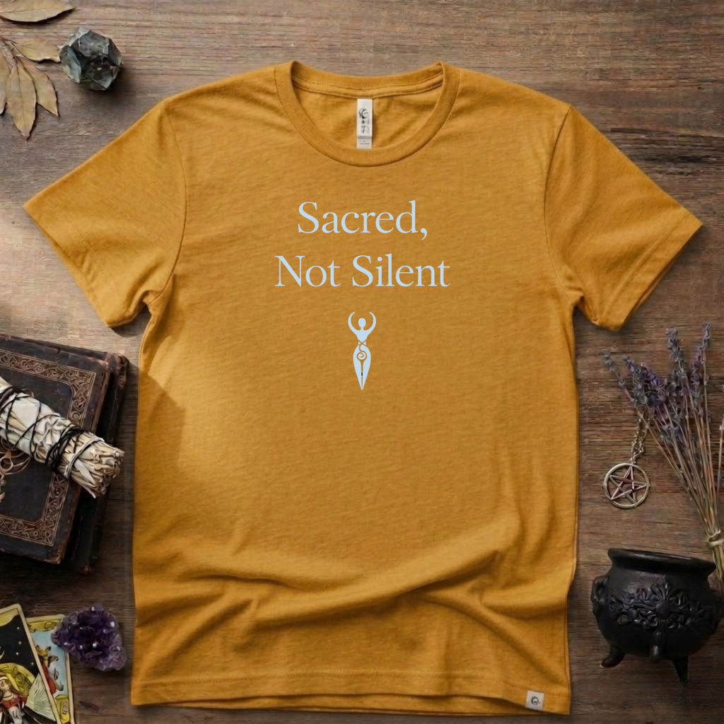 Witchy T-Shirt — "Sacred Not Silent"