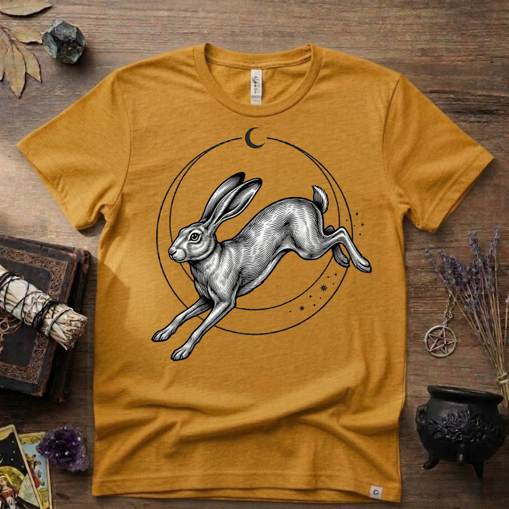 Rabbit Totem T-Shirt — Spiritual Animal Rabbit Tee for Nature Lovers