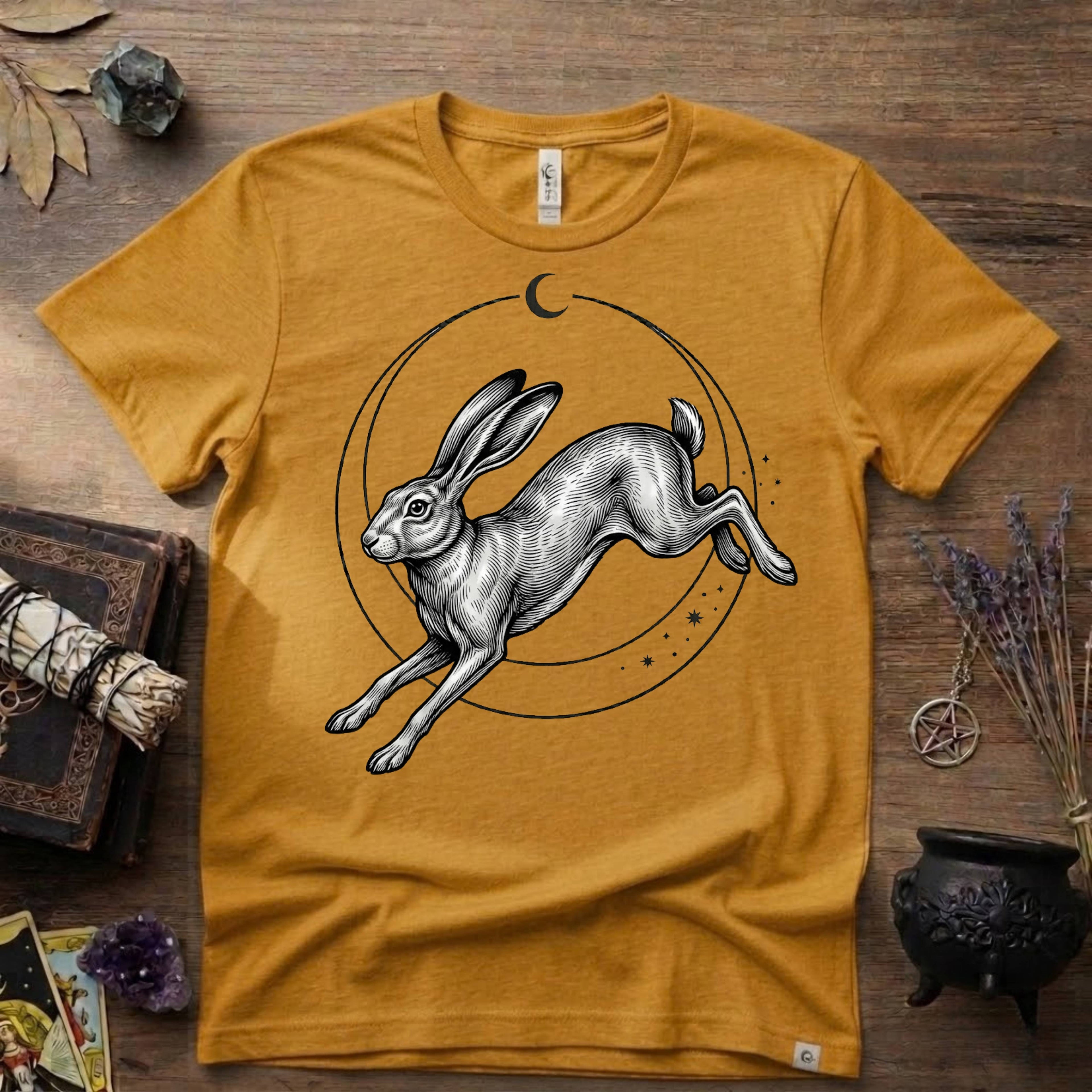 Rabbit Totem T-Shirt — Spiritual Animal Rabbit Tee for Nature Lovers