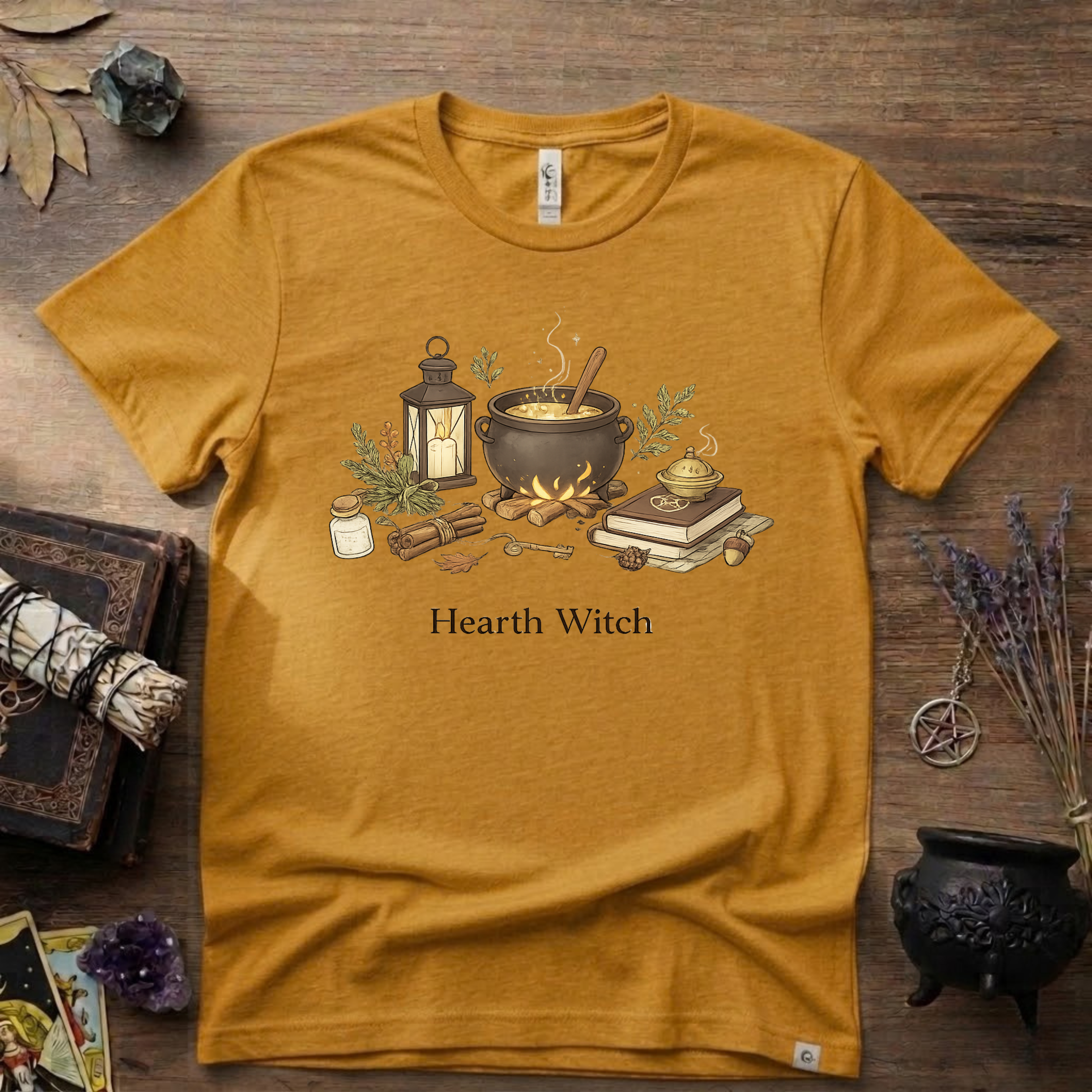 Hearth Witch T-Shirt — Witchy Magic Tee