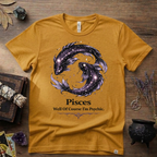 Pisces Zodiac T-Shirt — “Well of Course I'm Psychic” Horoscope Tee