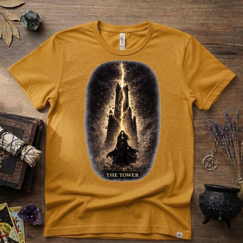 Tarot T-Shirt — The Tower
