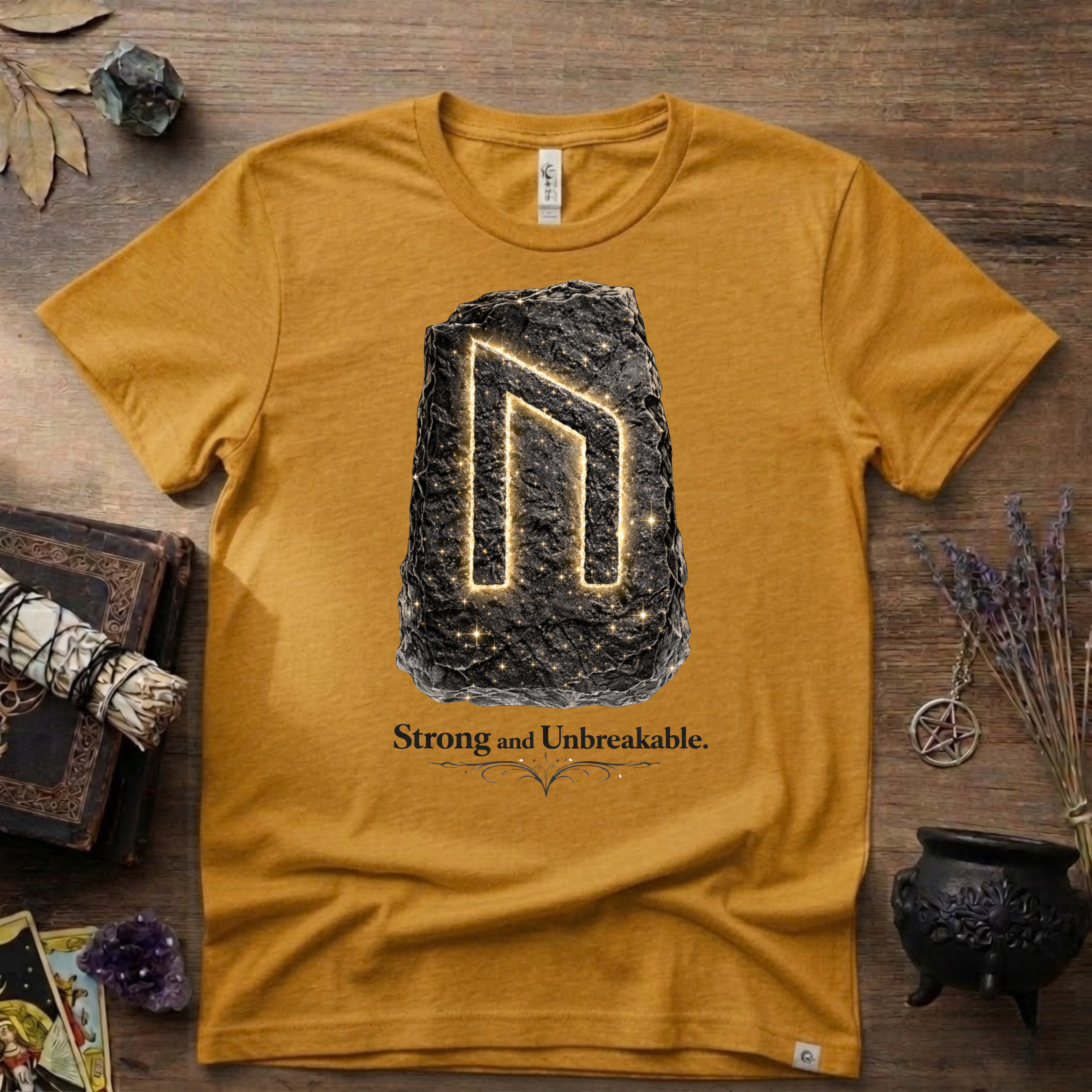 Uruz Rune 'Strong and Unbreakable' T-Shirt