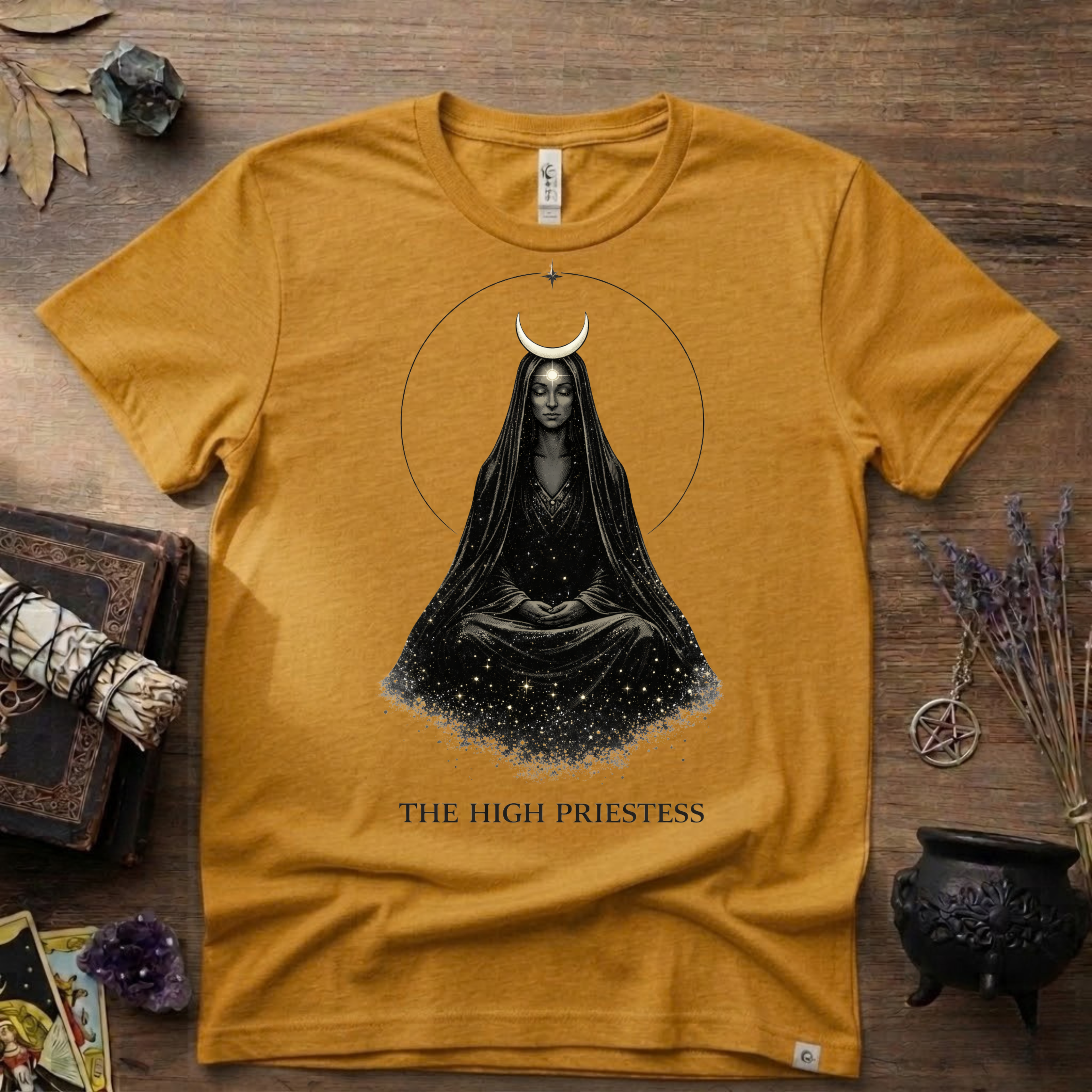 Tarot T-Shirt — The High Priestess