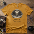 Divinely Protected Algiz Rune T-Shirt — Viking Protection Symbol Tee