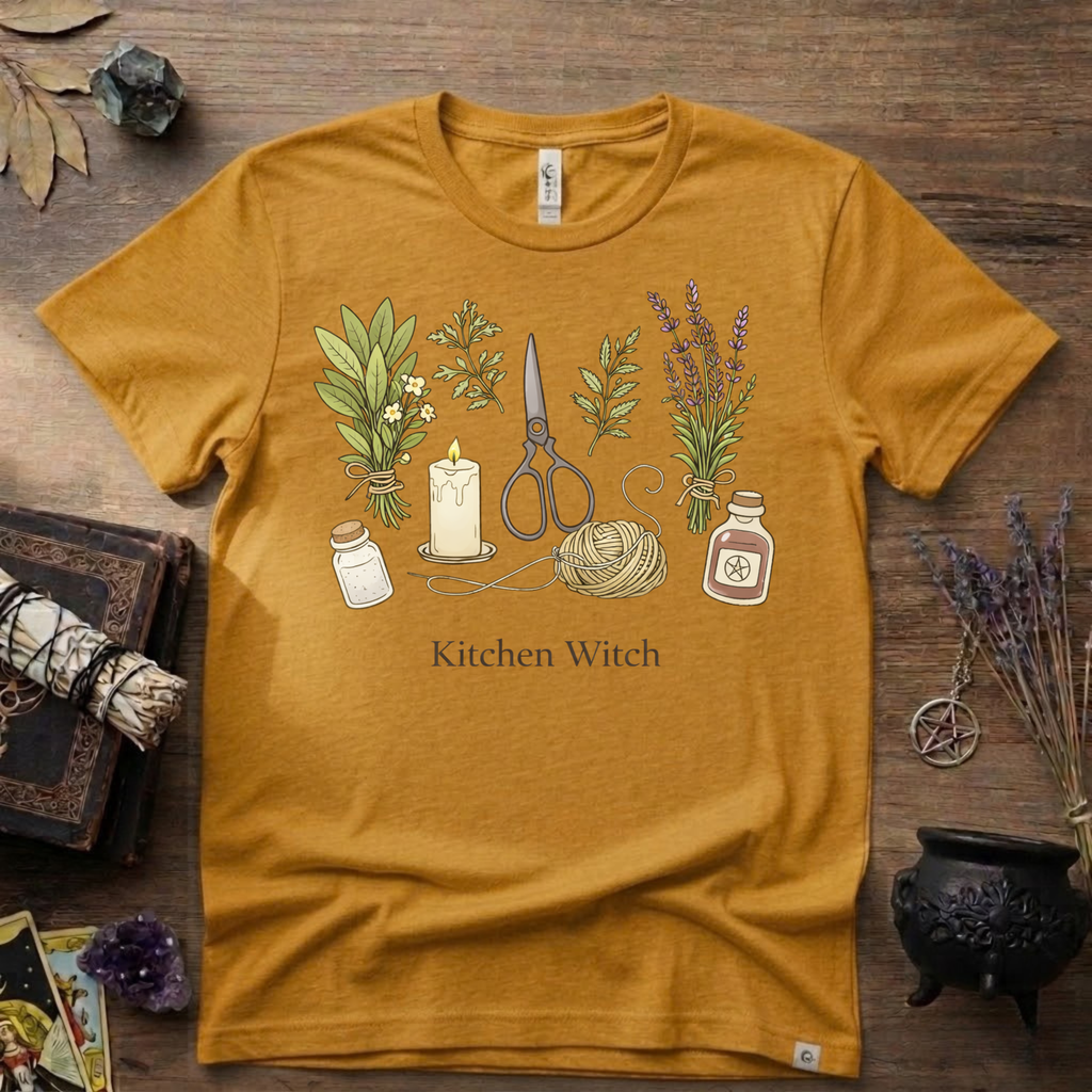 Kitchen Witch T-Shirt — Witchy Kitchen Spell Tee