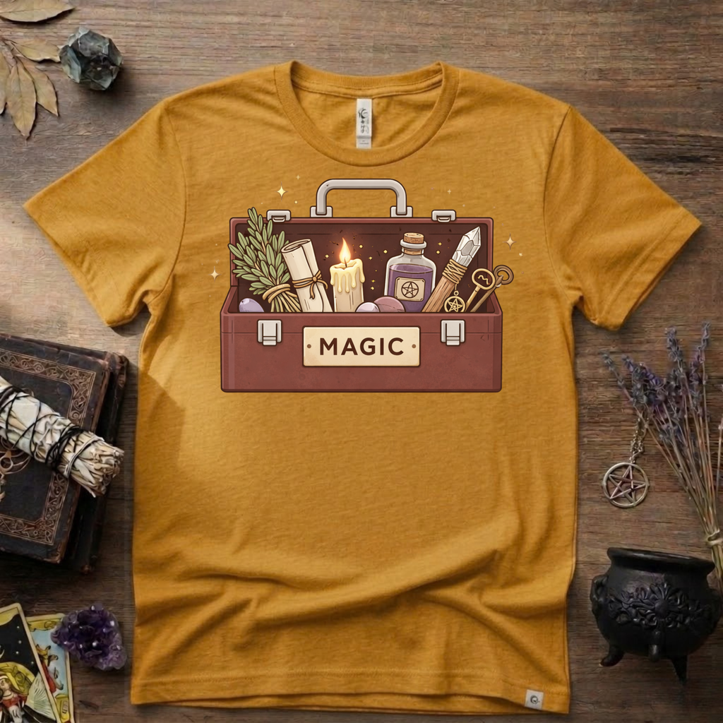 Witchy T-Shirt — "Magic Toolbox"
