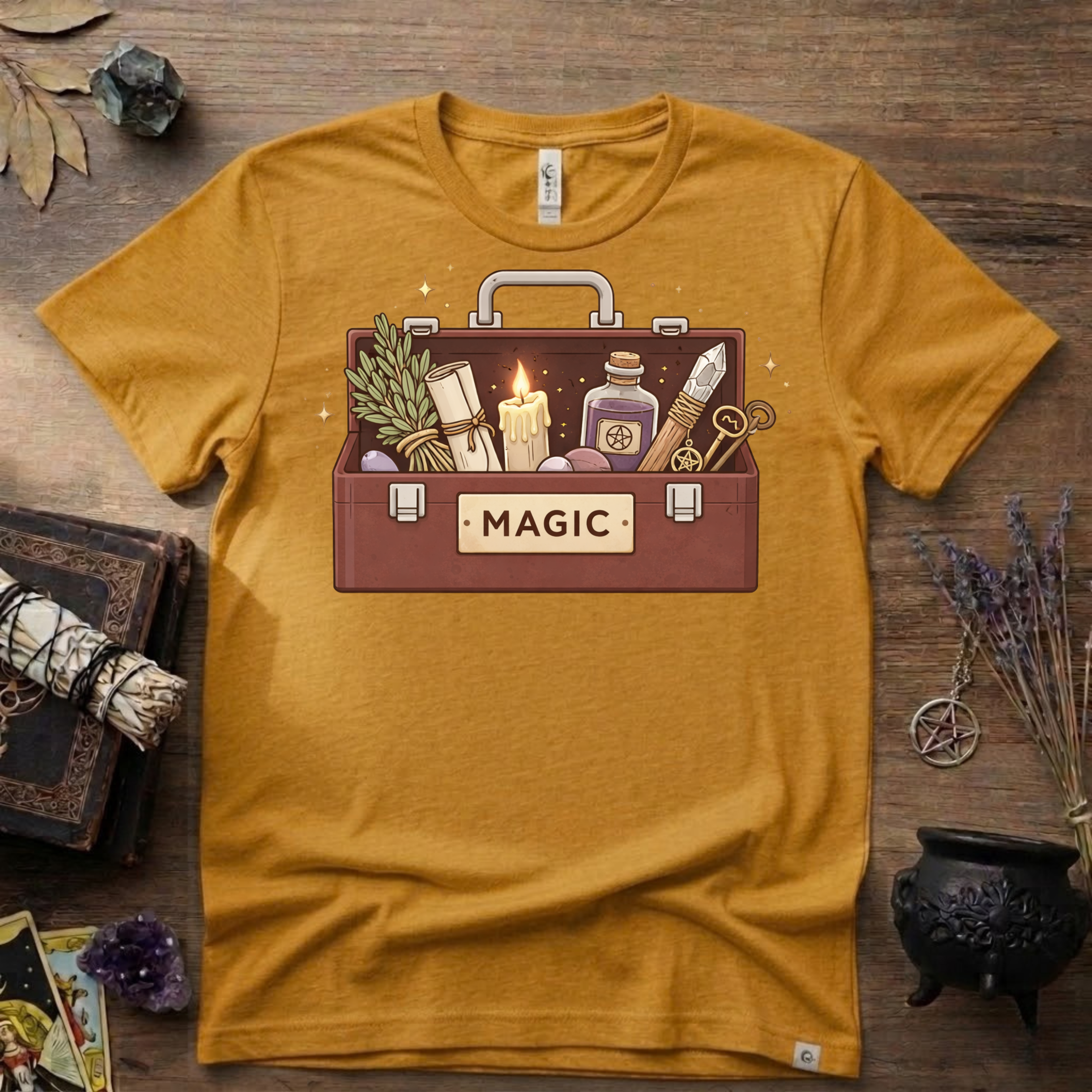 Witchy T-Shirt — "Magic Toolbox"