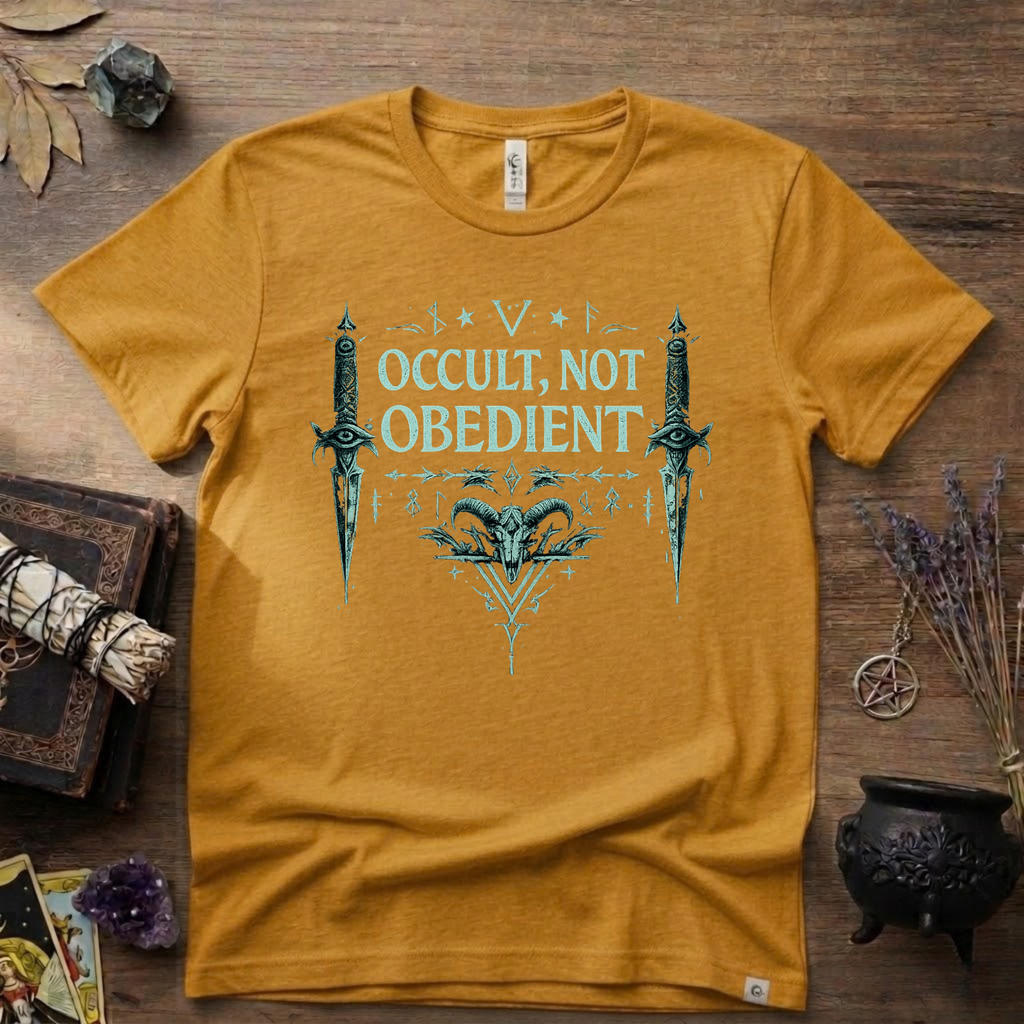 Witchy T-Shirt — "Occult Not Obedient"