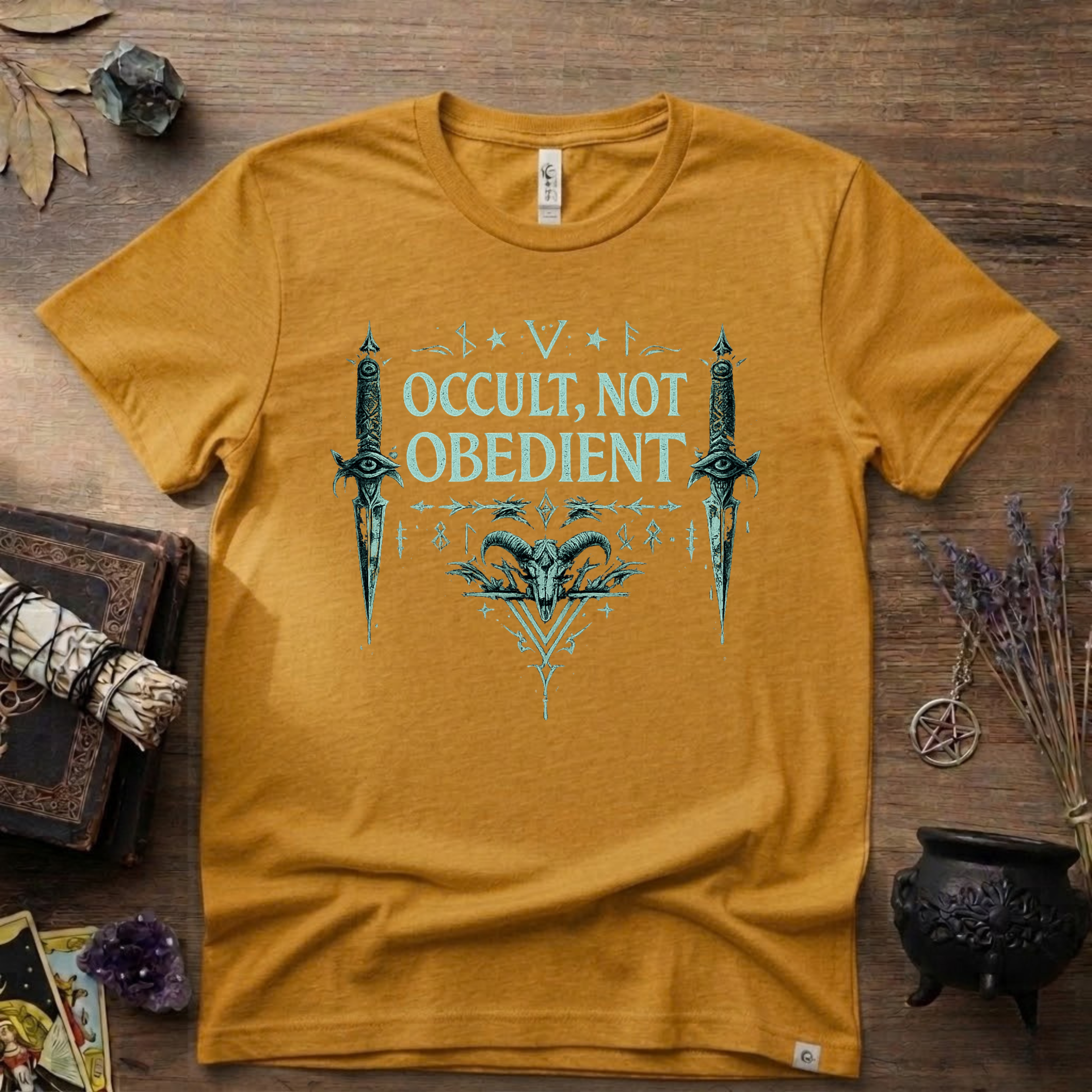 Witchy T-Shirt — "Occult Not Obedient"