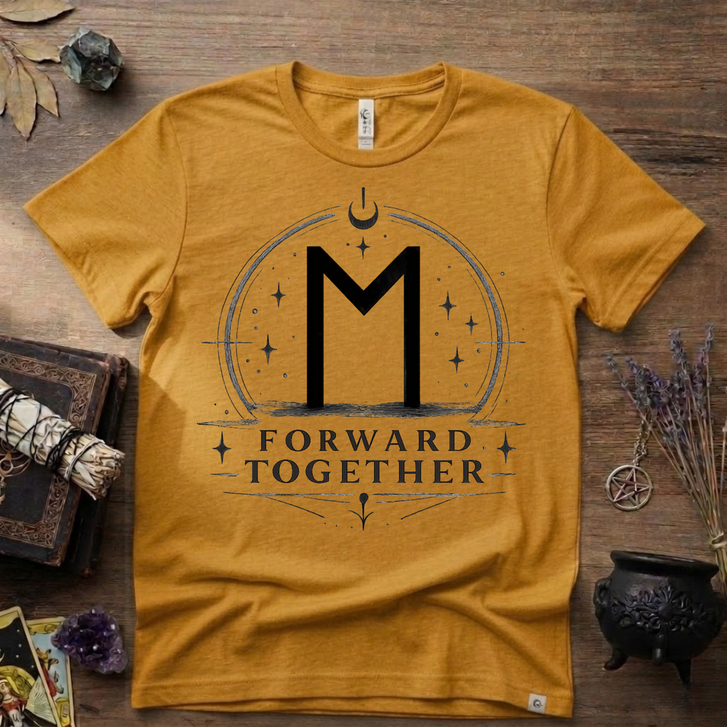 Ehwaz Rune T-Shirt — "Forward Together"