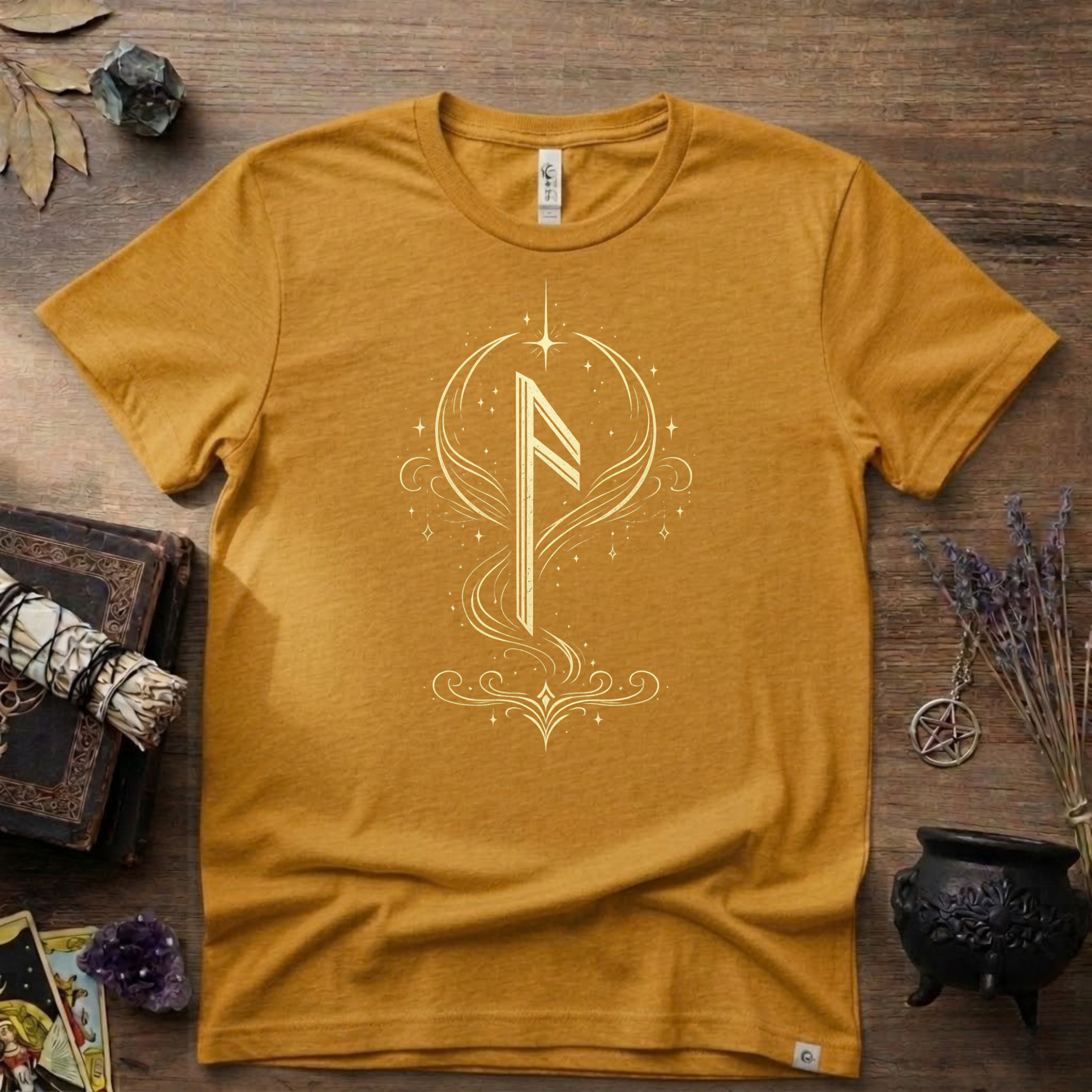 Ansuz Rune T-Shirt — Norse Rune Symbol Tee