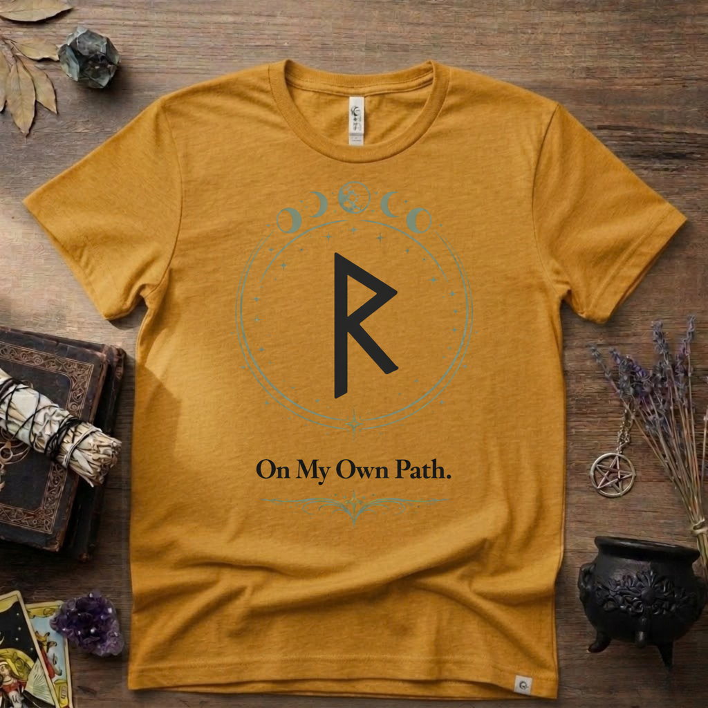 Raidho Rune 'On My Own Path' T-Shirt
