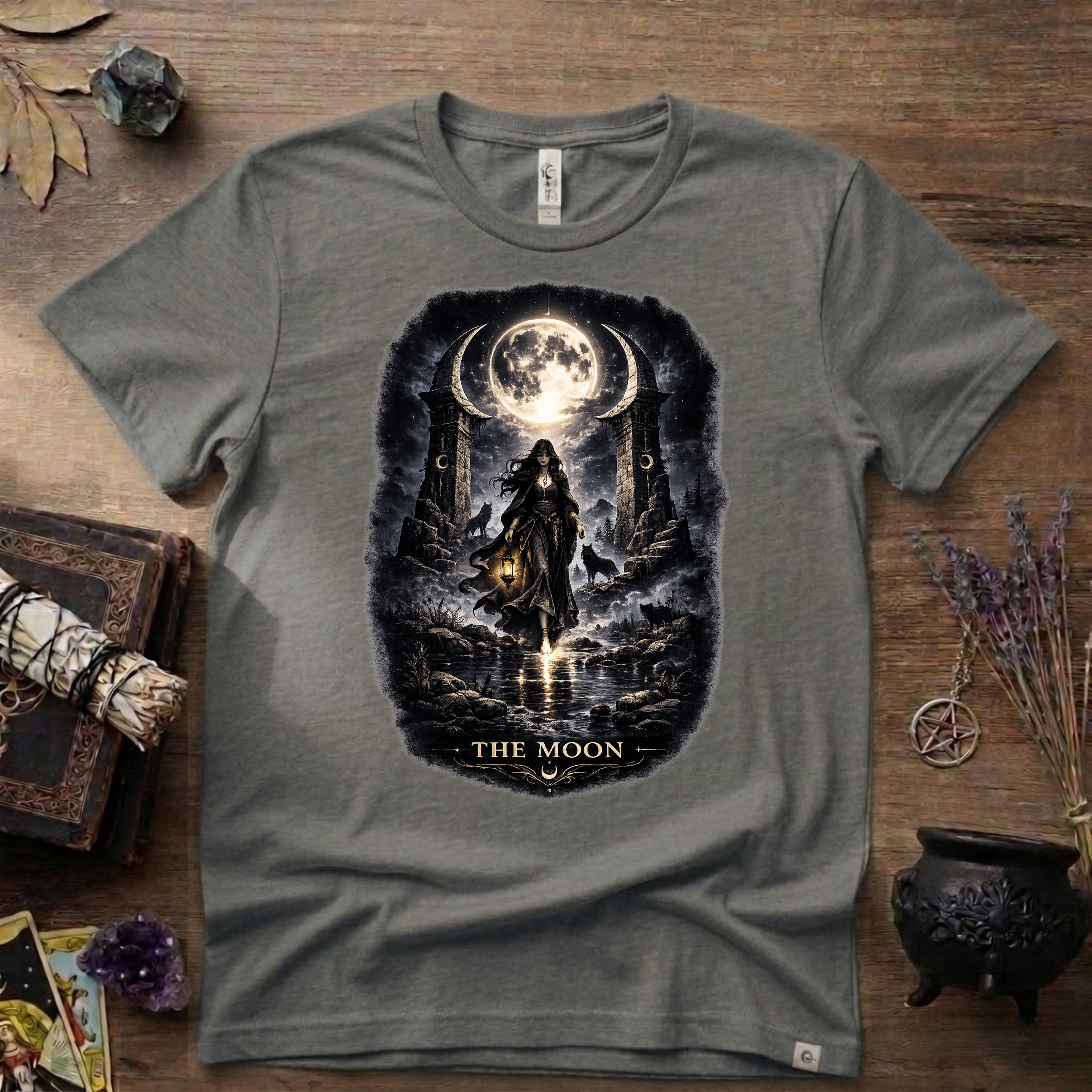Tarot T-Shirt — The Moon