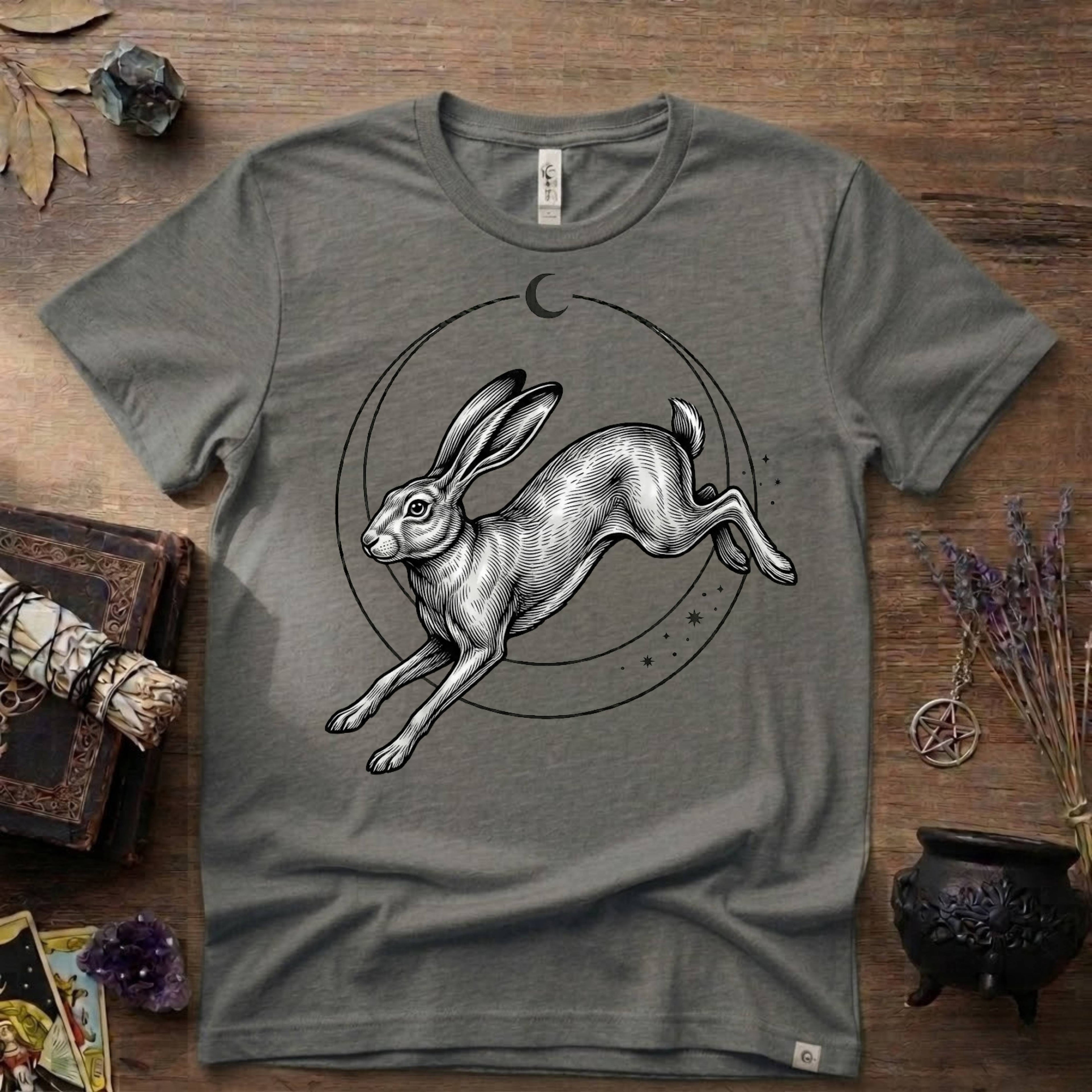 Rabbit Totem T-Shirt — Spiritual Animal Rabbit Tee for Nature Lovers