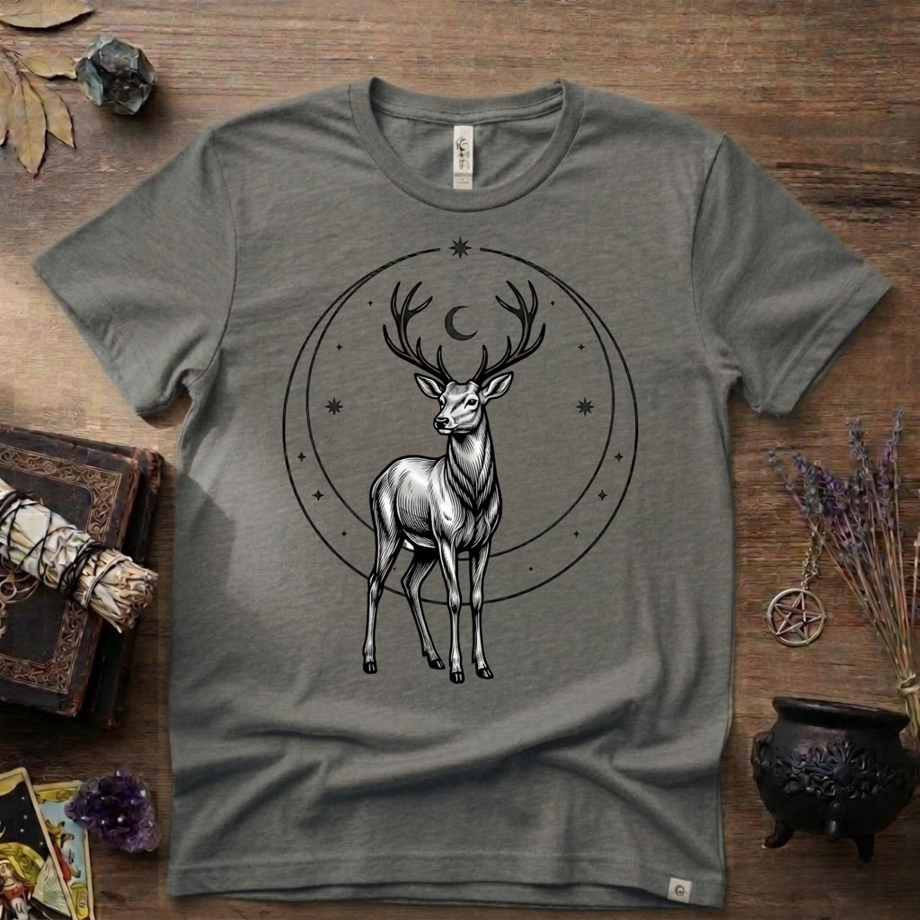 Stag Totem T-Shirt — Majestic Deer Graphic Tee