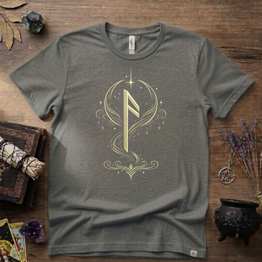 Ansuz Rune T-Shirt — Norse Rune Symbol Tee