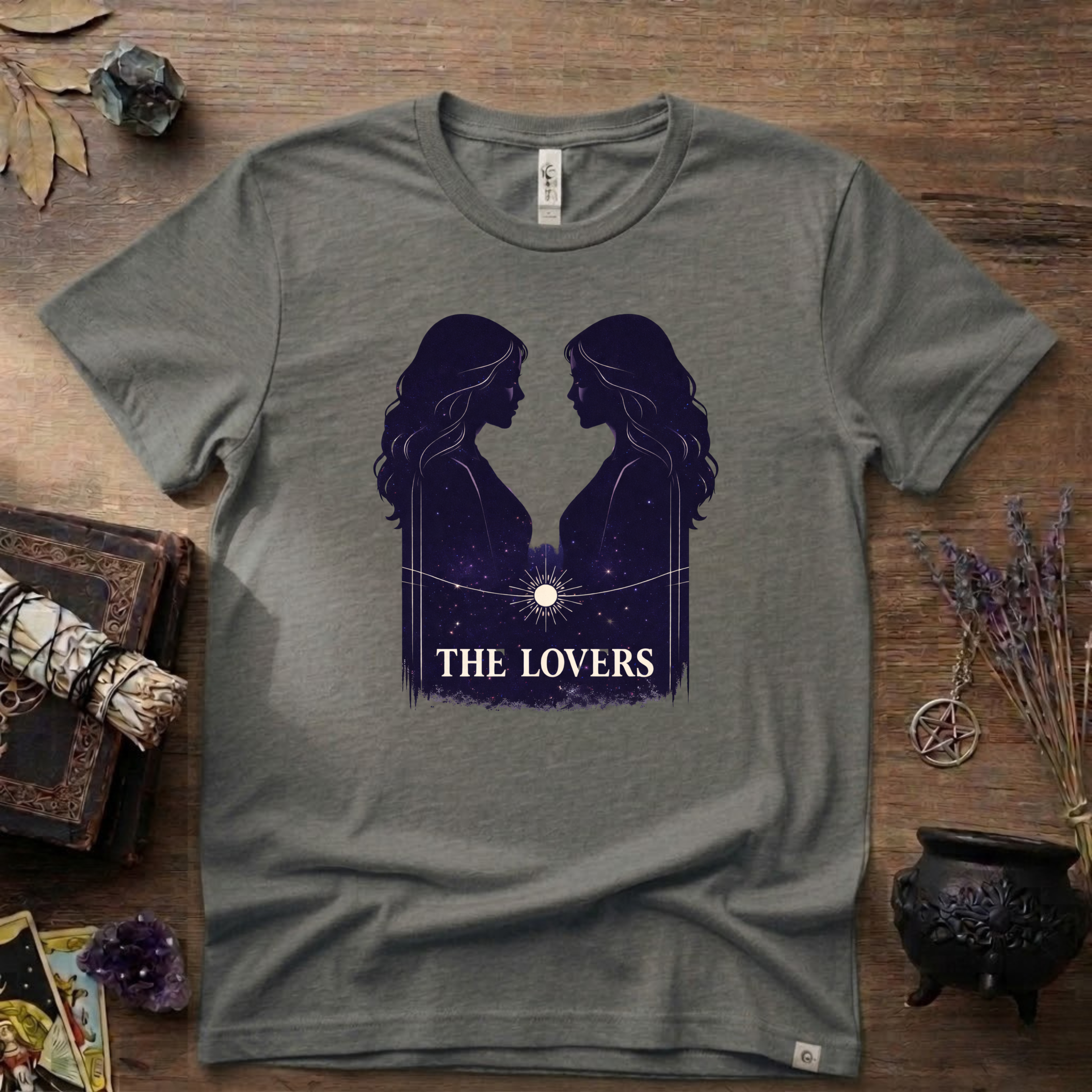 Tarot T-Shirt — The Lovers