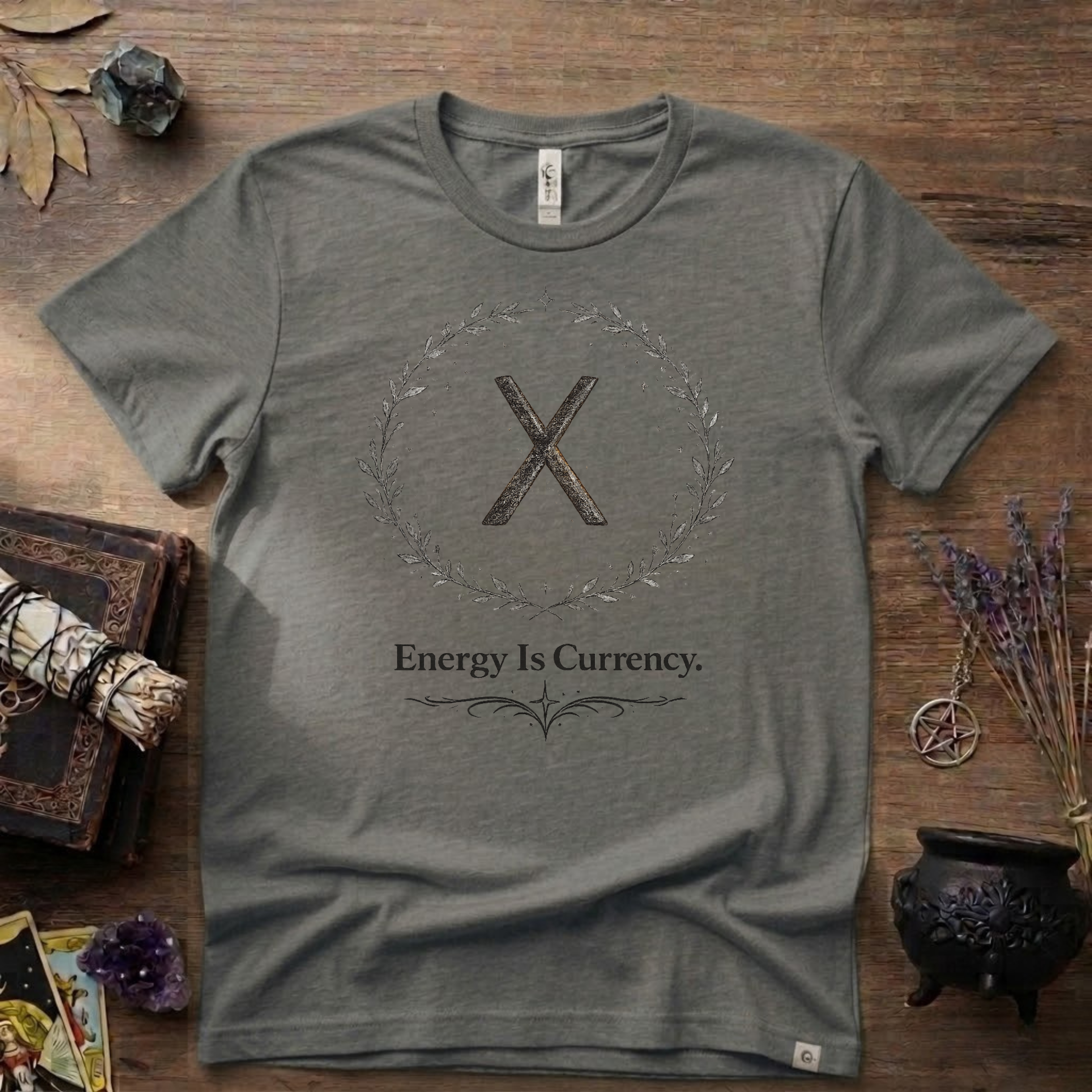 Energy Is Currency Gebo Rune T-Shirt