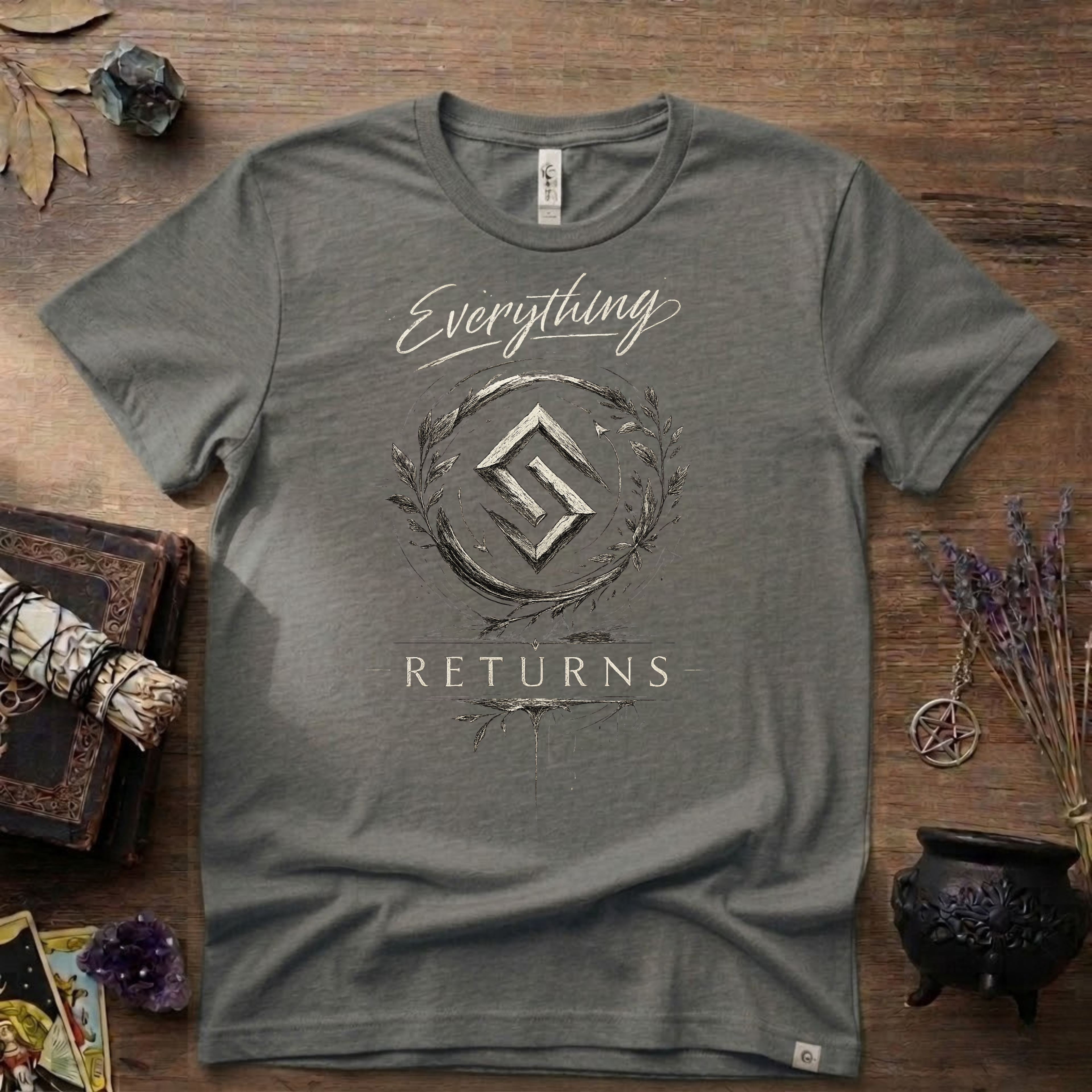 Jera Rune "Everything Returns" T-Shirt