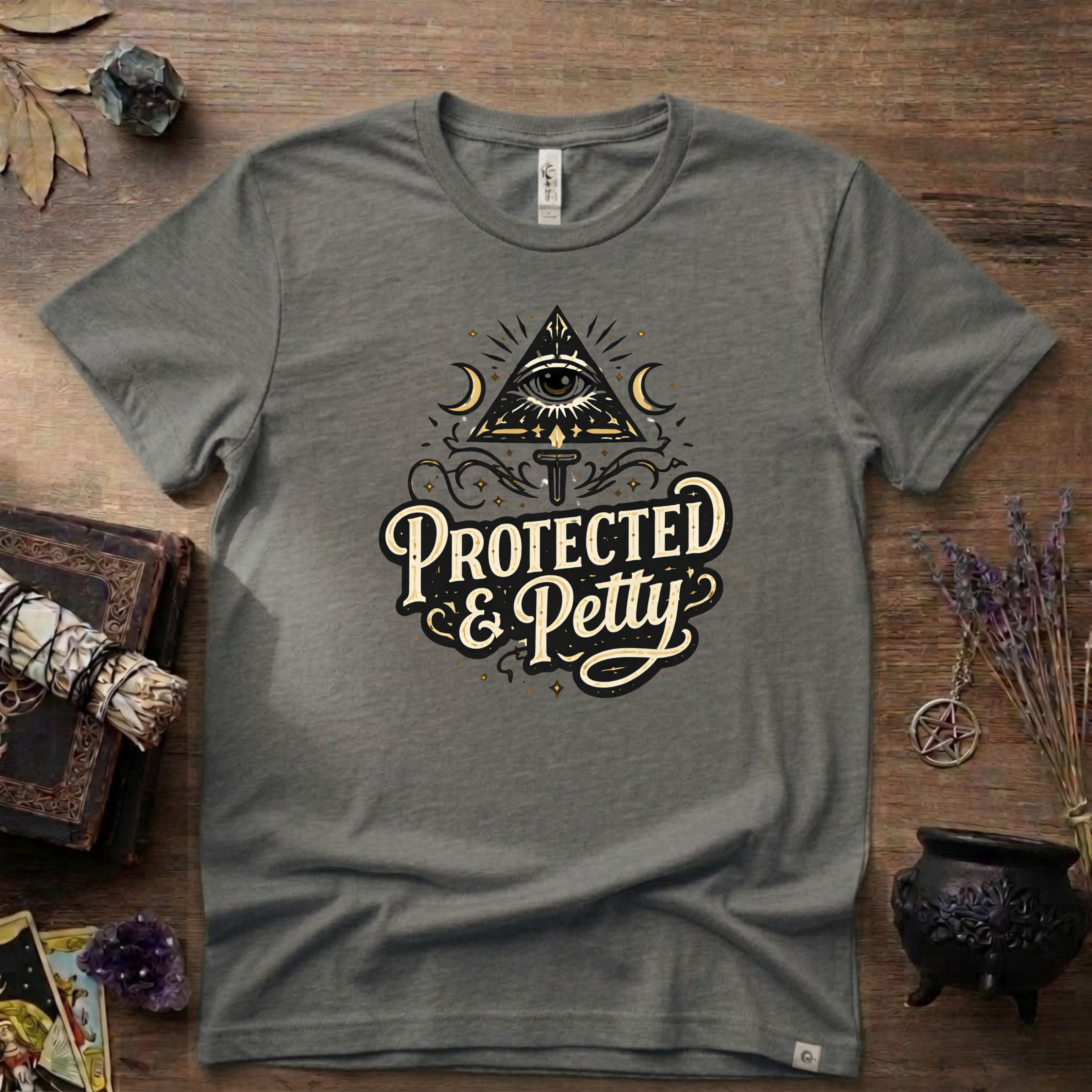 Witchy T-Shirt — "Protected and Petty"