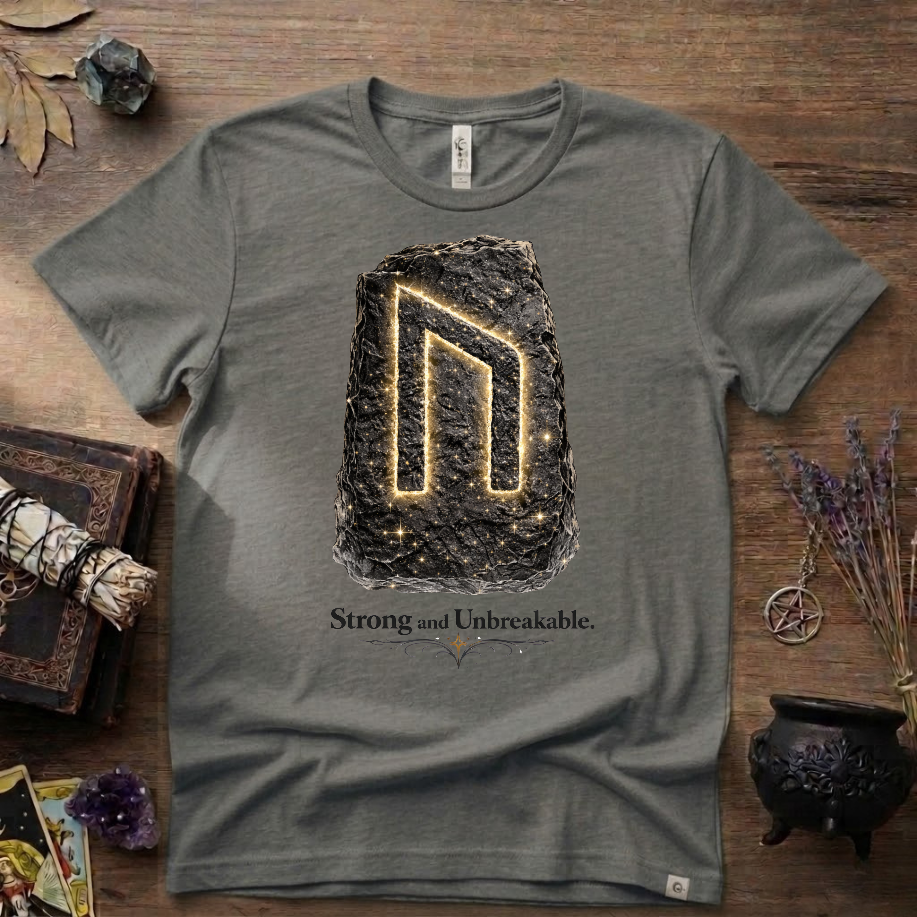 Uruz Rune 'Strong and Unbreakable' T-Shirt