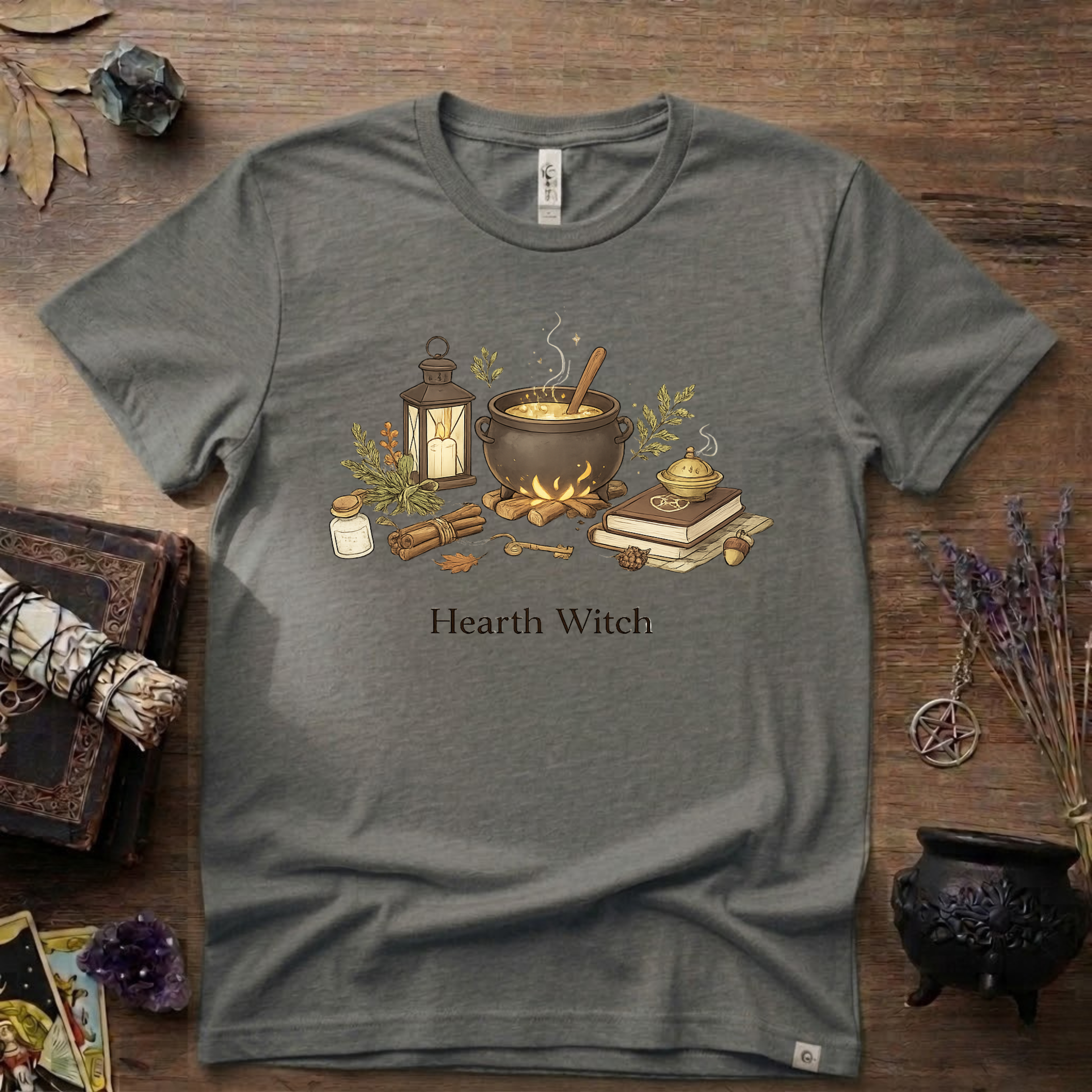 Hearth Witch T-Shirt — Witchy Magic Tee