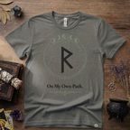 Raidho Rune 'On My Own Path' T-Shirt