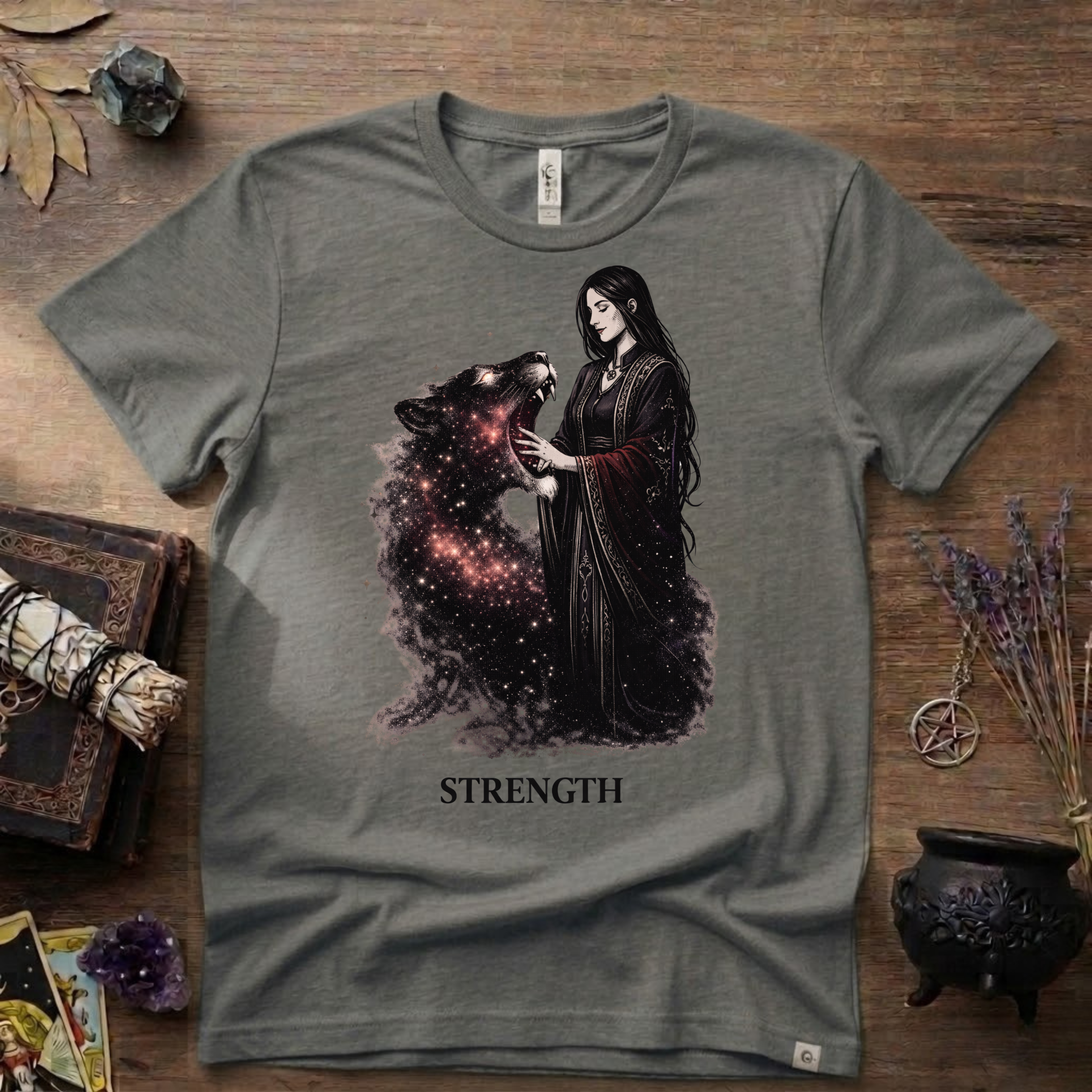Tarot T-Shirt — Strength