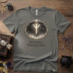 Divinely Protected Algiz Rune T-Shirt — Viking Protection Symbol Tee