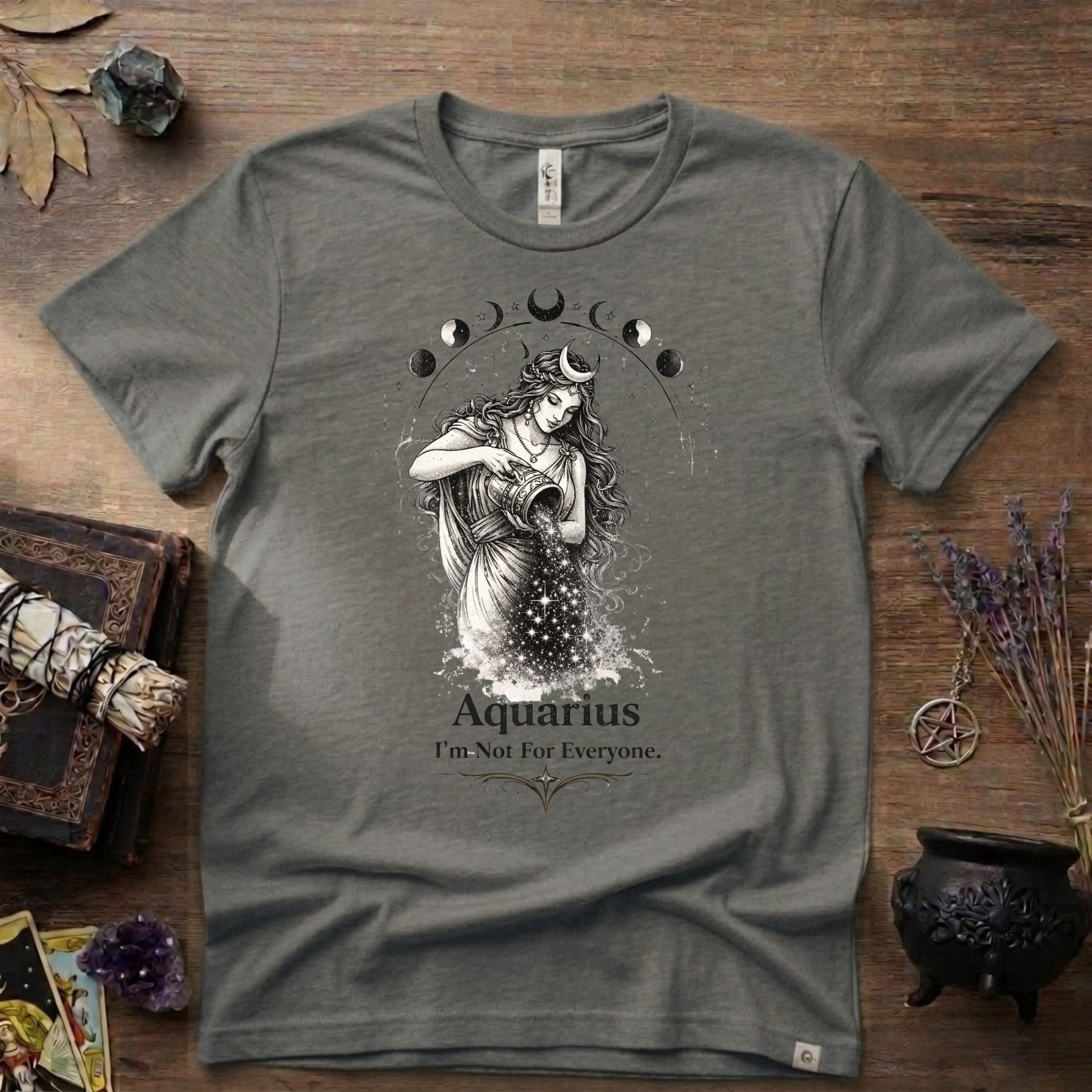 Aquarius 'I'm Not For Everyone' T-Shirt — Zodiac Horoscope Tee