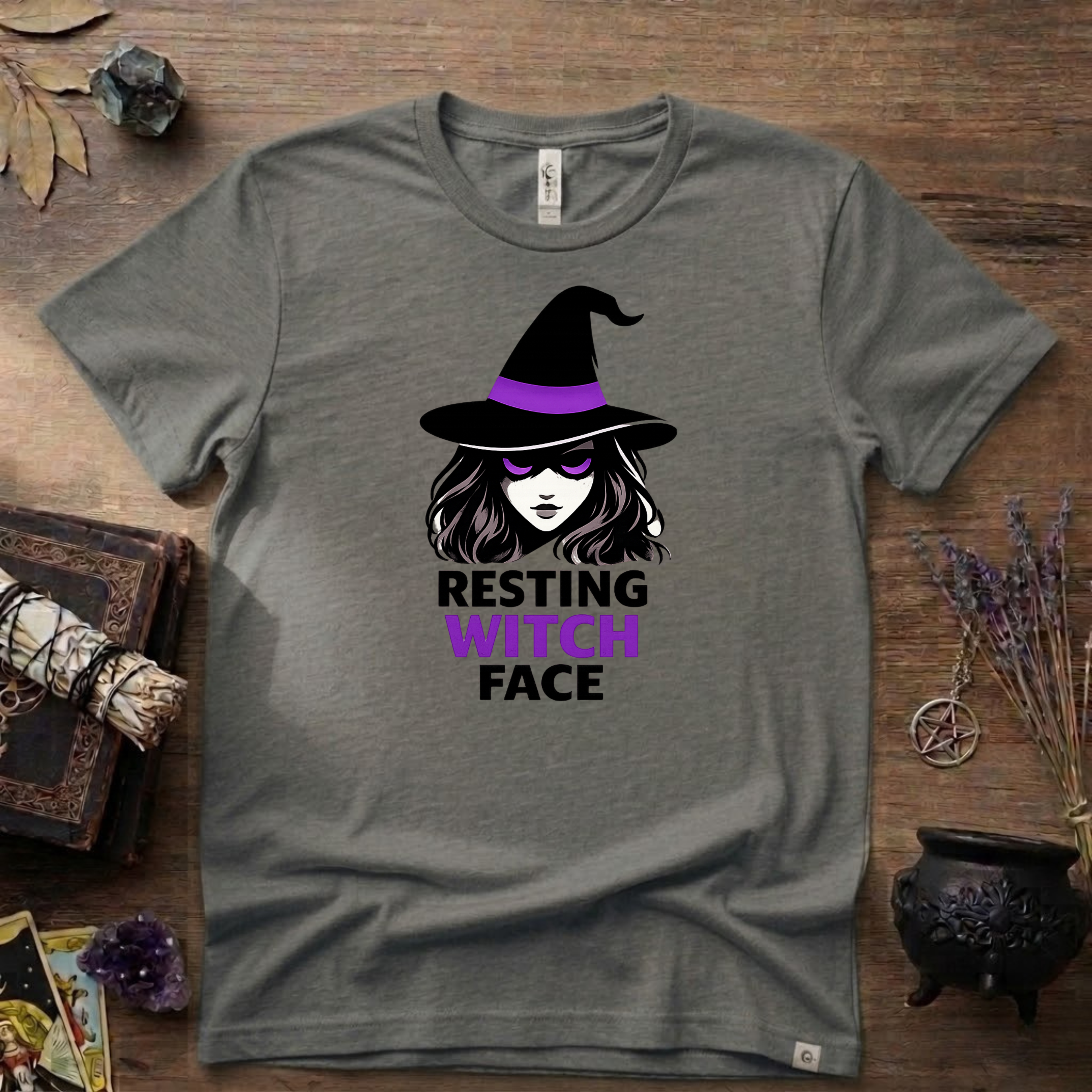 Witchy T-Shirt — "Resting Witch Face"