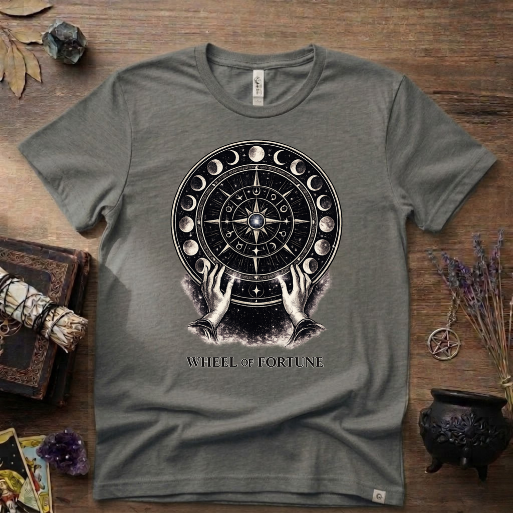 Tarot T-Shirt — The Wheel of Fortune