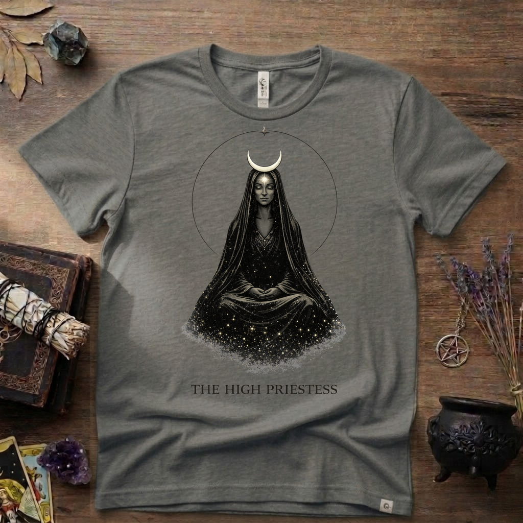 Tarot T-Shirt — The High Priestess