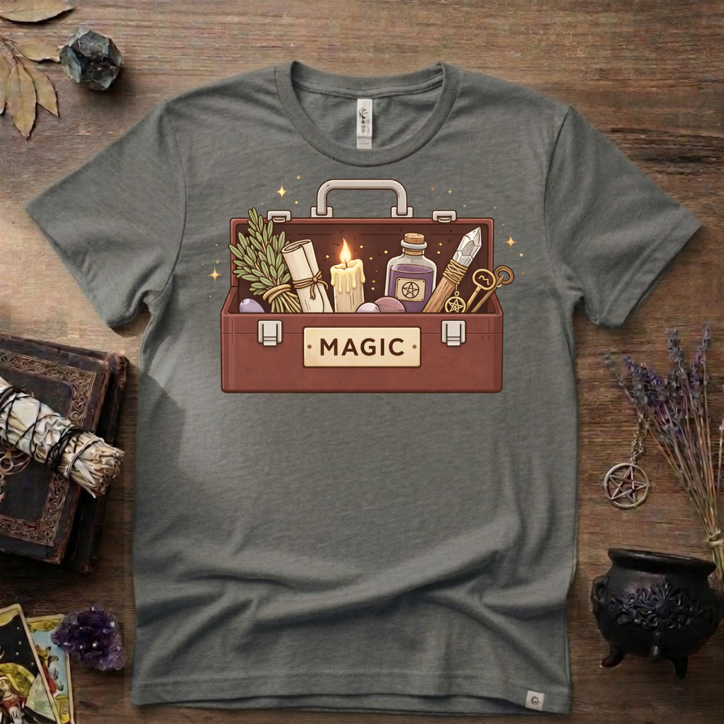 Witchy T-Shirt — "Magic Toolbox"