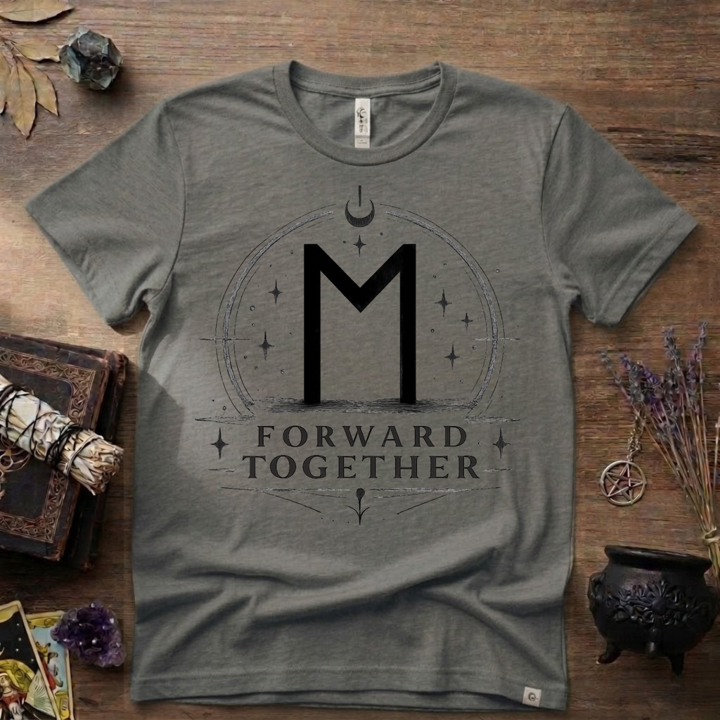 Ehwaz Rune T-Shirt — "Forward Together"