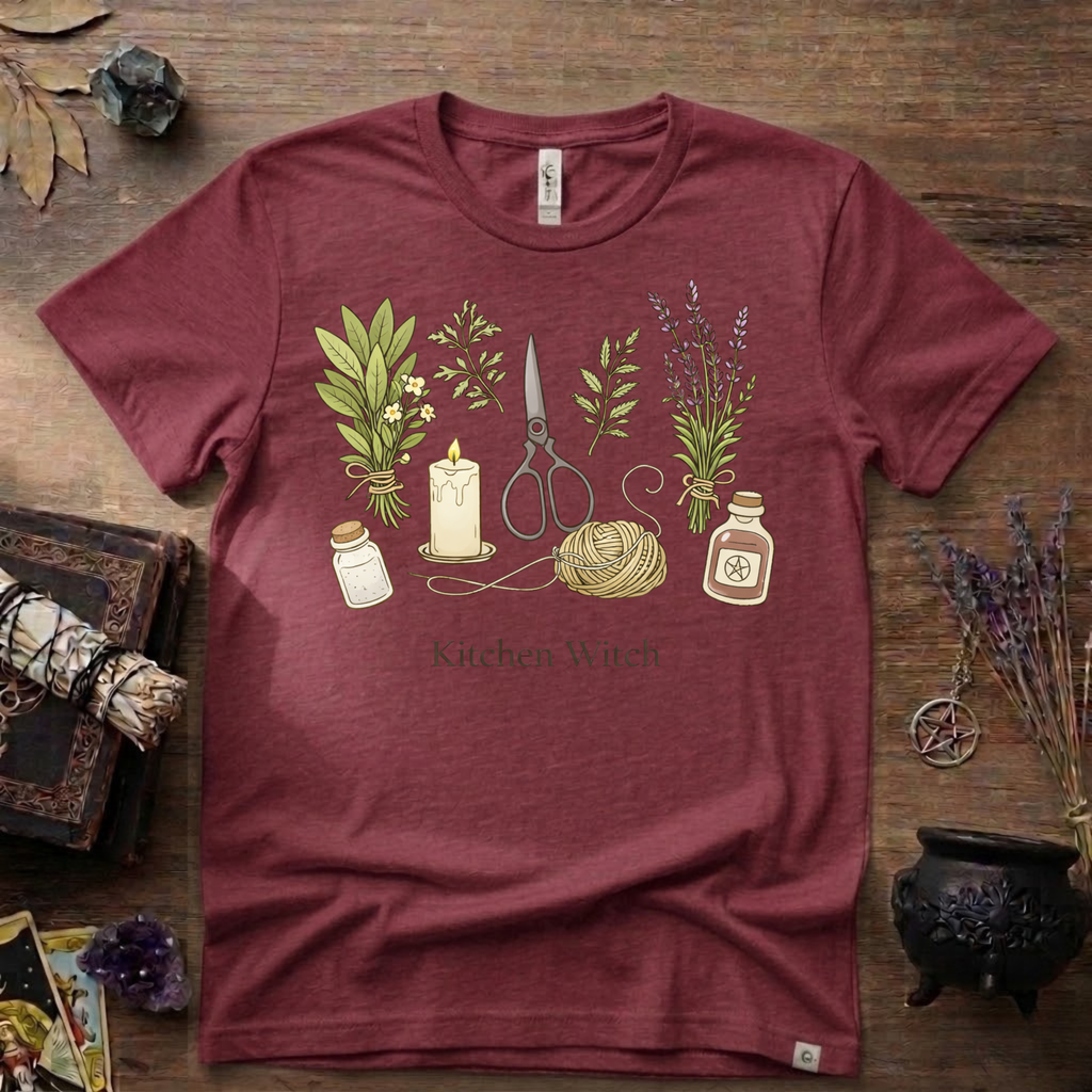 Kitchen Witch T-Shirt — Witchy Kitchen Spell Tee