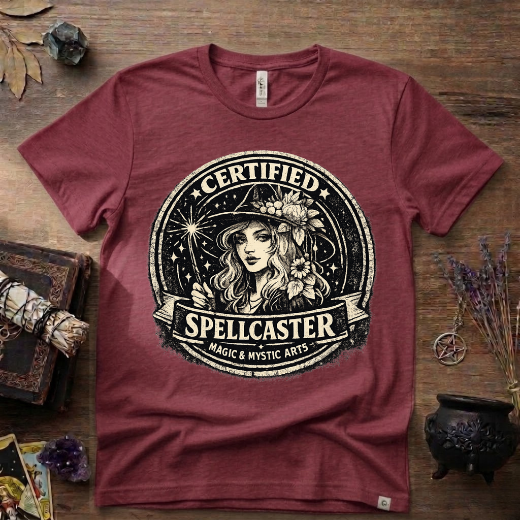 Certified Spell Caster witchy T-Shirt | Witchcraft, Occult, Magical