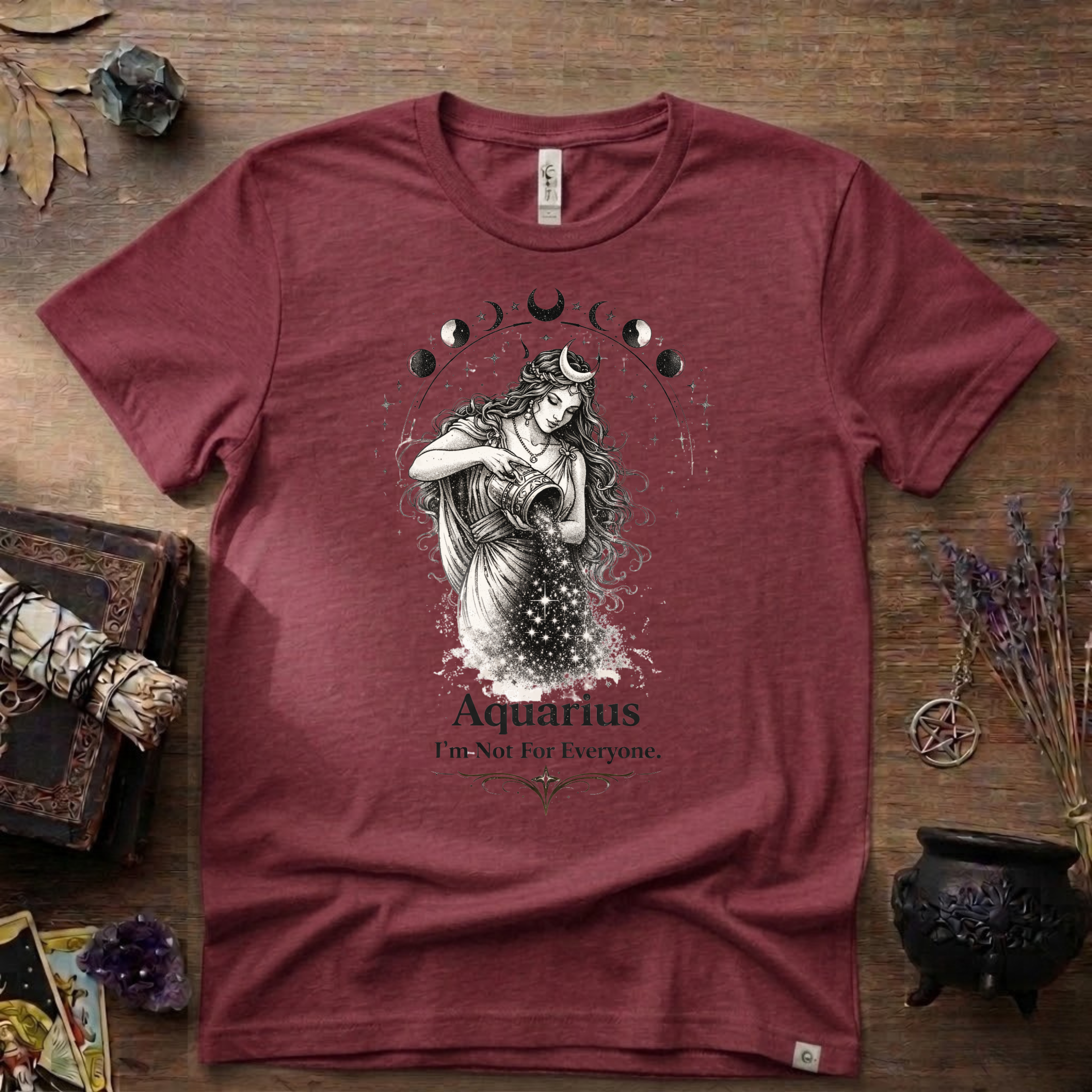 Aquarius 'I'm Not For Everyone' T-Shirt — Zodiac Horoscope Tee