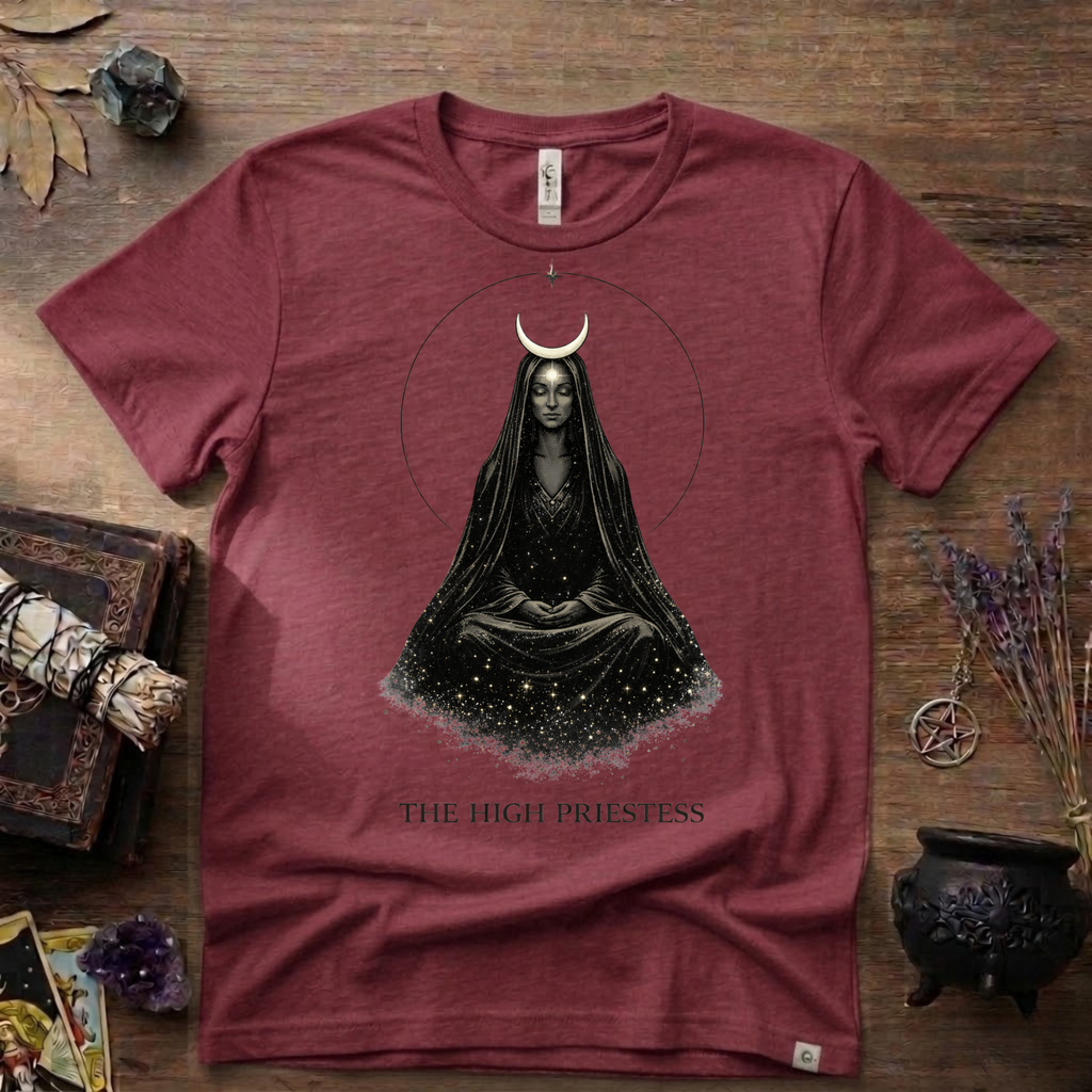 Tarot T-Shirt — The High Priestess