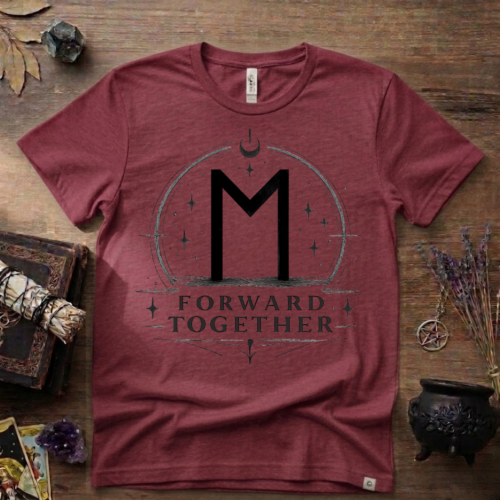 Ehwaz Rune T-Shirt — "Forward Together"