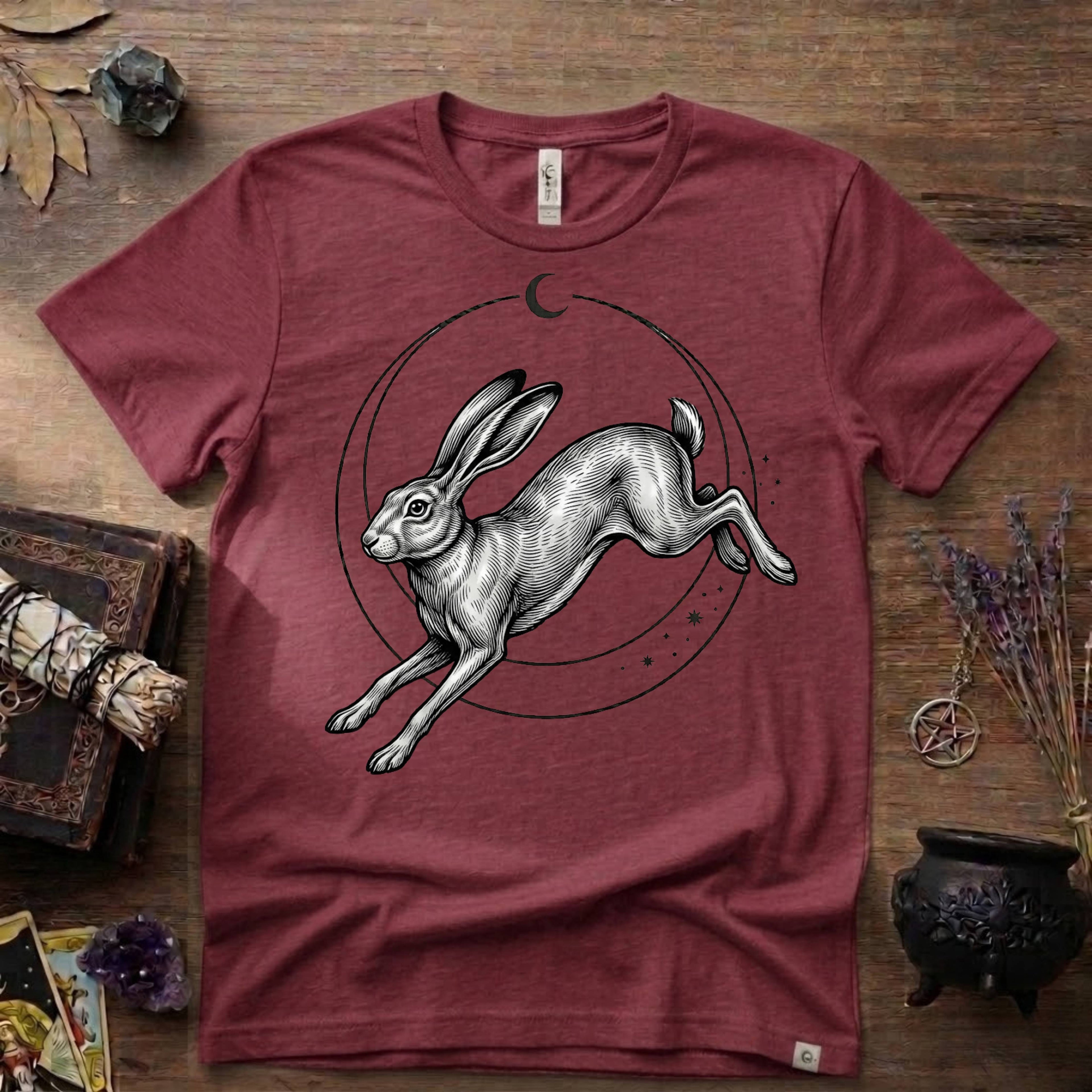 Rabbit Totem T-Shirt — Spiritual Animal Rabbit Tee for Nature Lovers