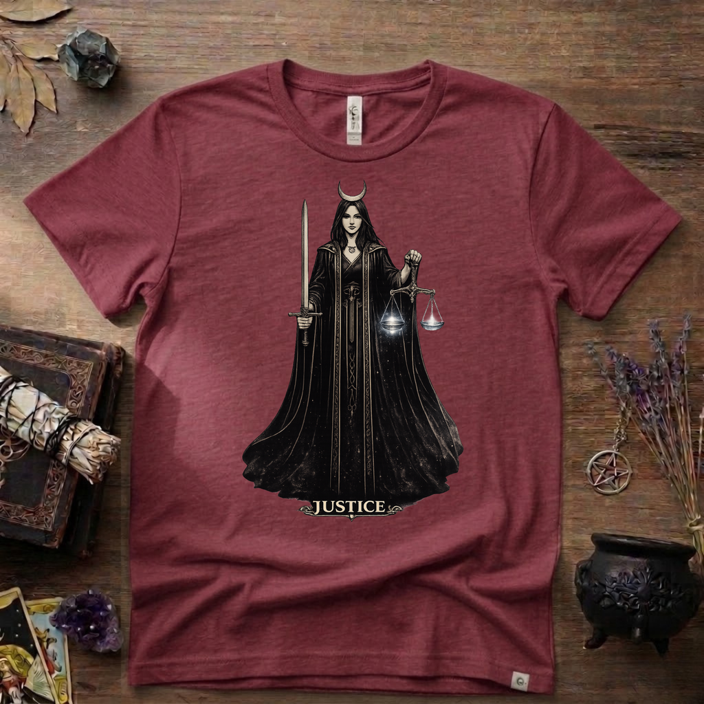 Tarot T-Shirt — Justice